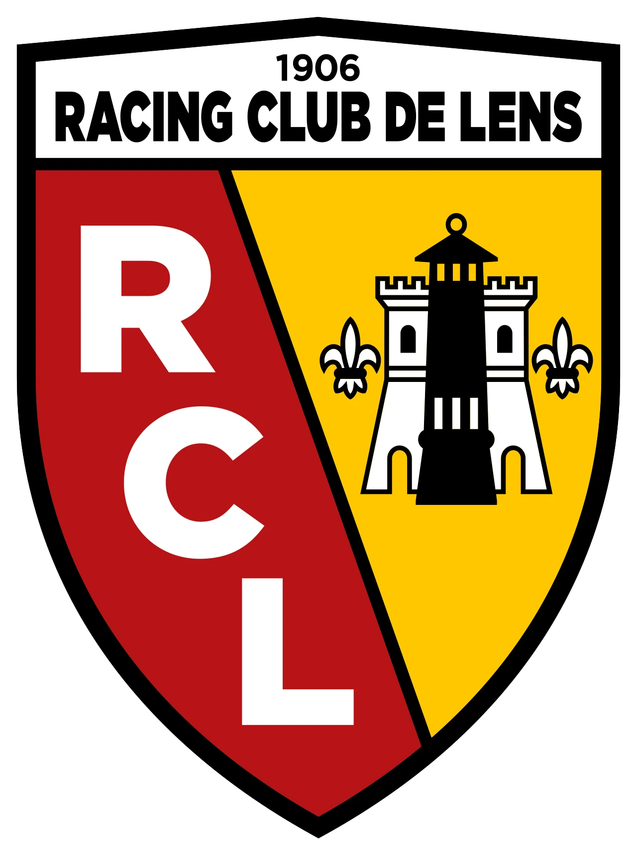 Logo officiel du club RC Lens