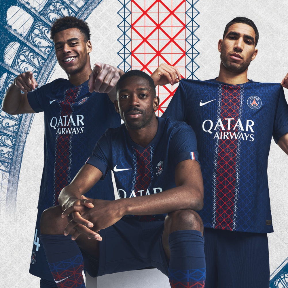 Joueurs du PSG Paris Saint-Germain portant le maillot domicile 2024-25 - Comparez les prix des maillots PSG