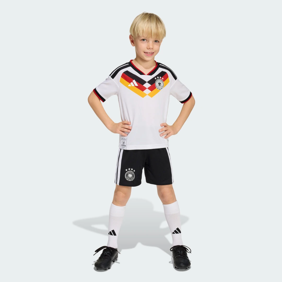 Domicile Allemagne Mini-Kit Allemagne Domicile 2026 - Junior 2026/2027 - Adidas