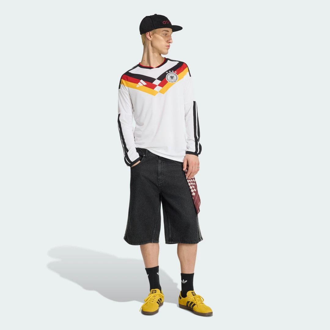 Domicile Allemagne Maillot Allemagne Domicile Manches Longues 2026 2026/2027 - Adidas