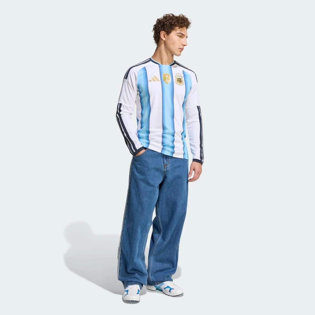 Domicile Argentine Maillot Argentine Domicile Manches Longues 2026 2026/2027 - Adidas