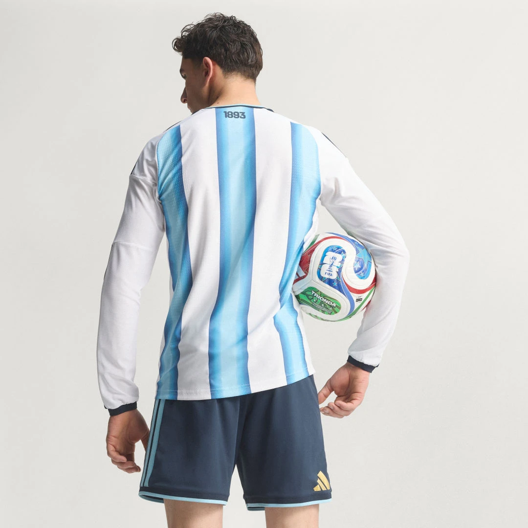 Domicile Argentine Maillot Argentine Domicile Authentique Manches Longues 2026 2026/2027 - Adidas