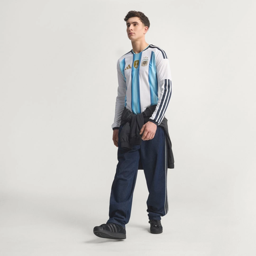 Domicile Argentine Maillot Argentine Domicile Authentique Manches Longues 2026 2026/2027 - Adidas