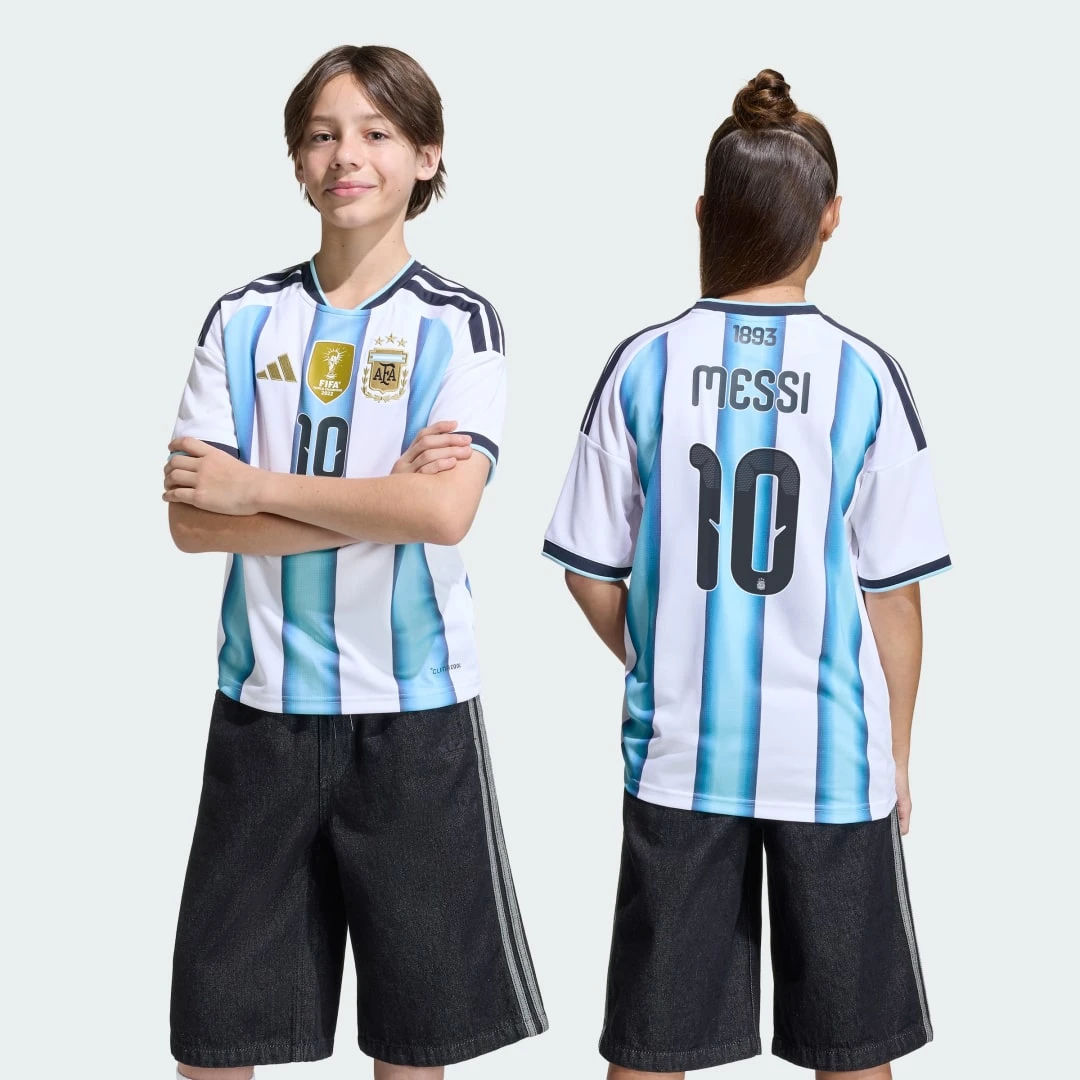 Domicile Argentine Maillot Argentine Domicile 2026 - Messi #10 - Enfant 2026/2027 - Adidas