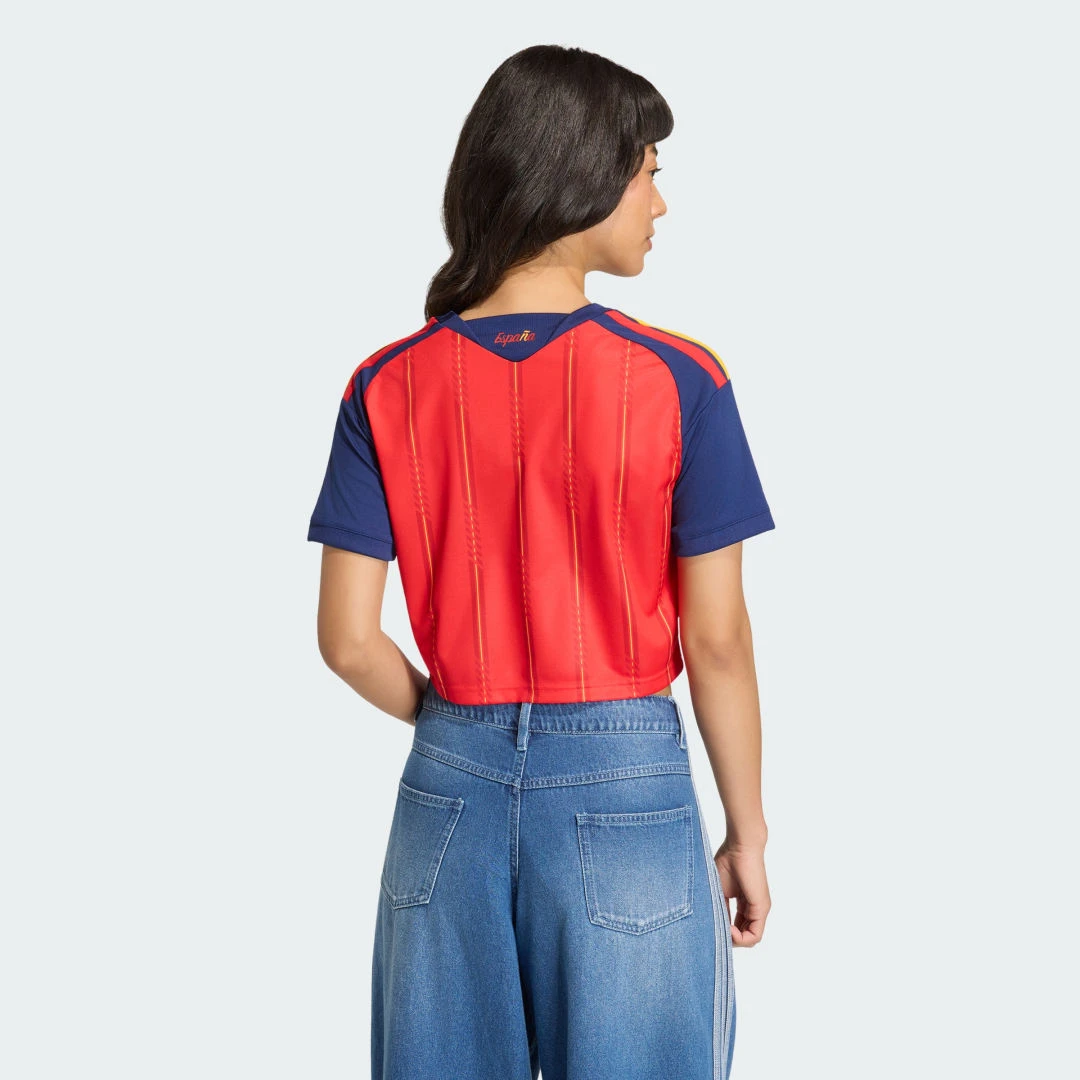 Domicile Espagne Maillot Espagne Domicile Crop Top 2026 2026/2027 - Adidas