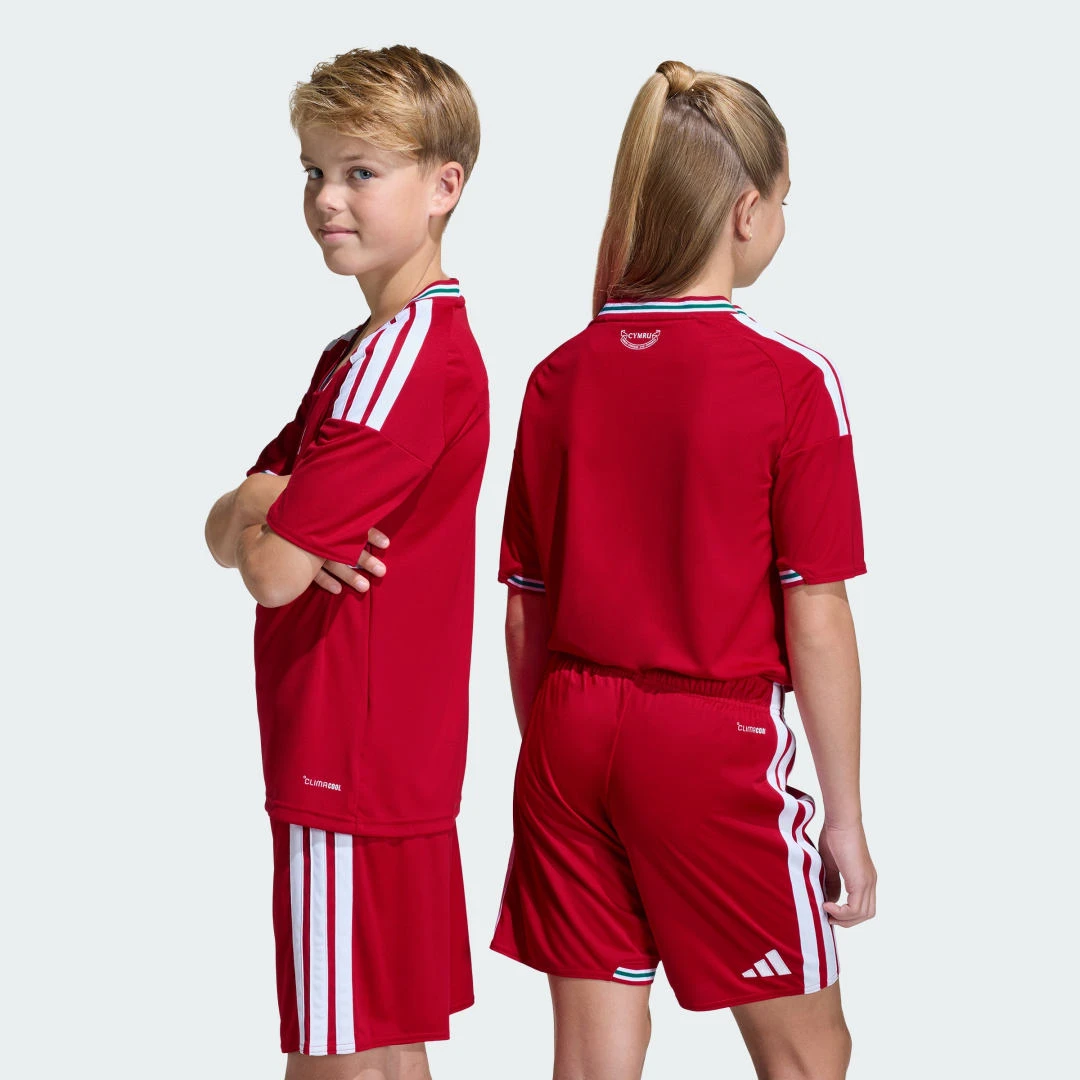Domicile Pays de Galles Maillot Pays de Galles Domicile 2026 - Enfant 2026/2027 - Adidas