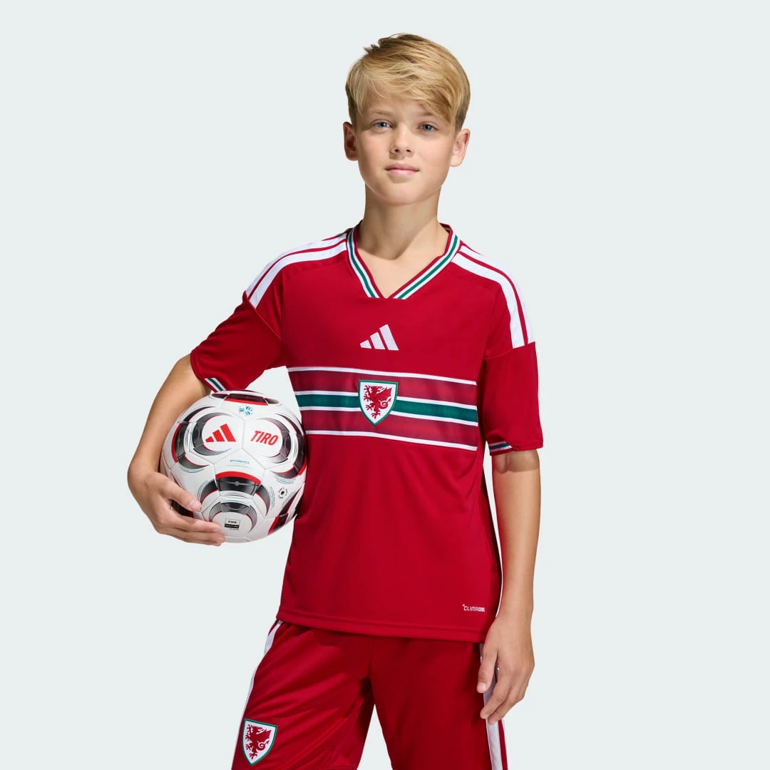 Domicile Pays de Galles Maillot Pays de Galles Domicile 2026 - Enfant 2026/2027 - Adidas