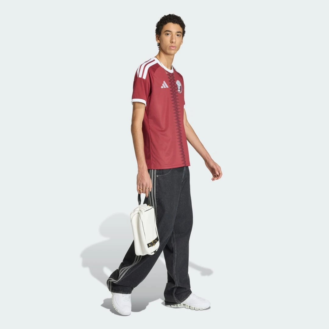 Domicile Qatar Maillot Qatar Domicile 2026 2026/2027 - Adidas