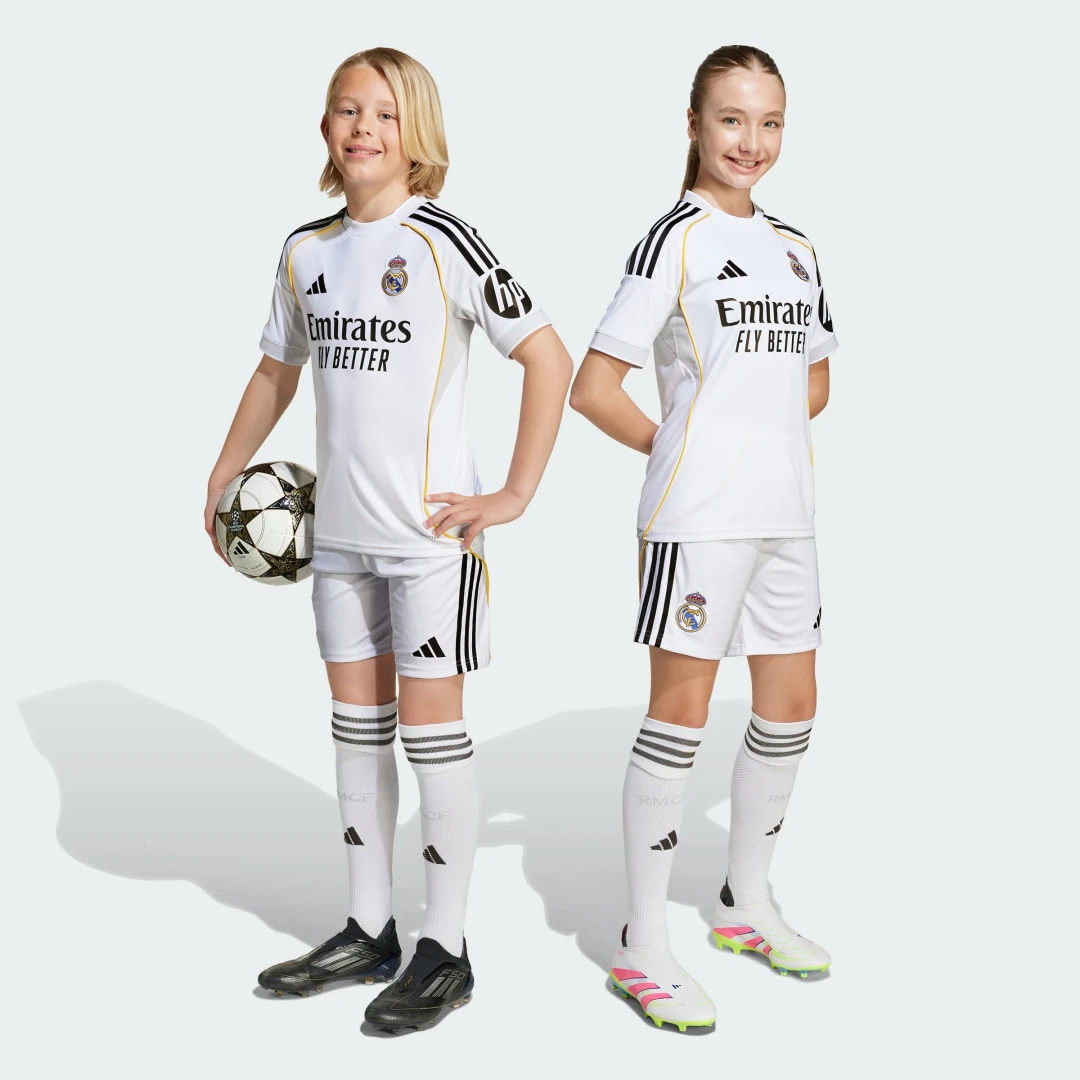 Adidas Kit Real Madrid Domicile 2025/2026 - Enfant