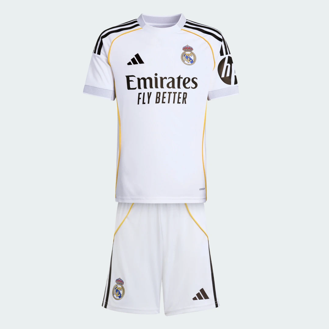 Kit Real Madrid Domicile 2025/2026 - Enfant - Adidas