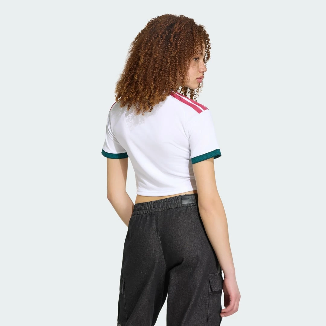 Maillot Real Madrid Domicile Femme Crop Top 2026/2027 - Adidas