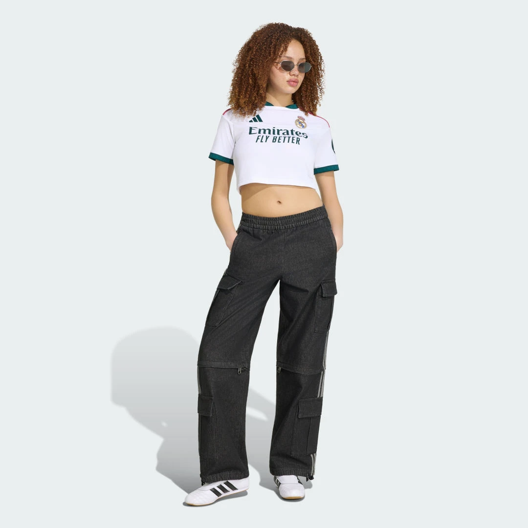 Maillot Real Madrid Domicile Femme Crop Top 2026/2027 - Adidas