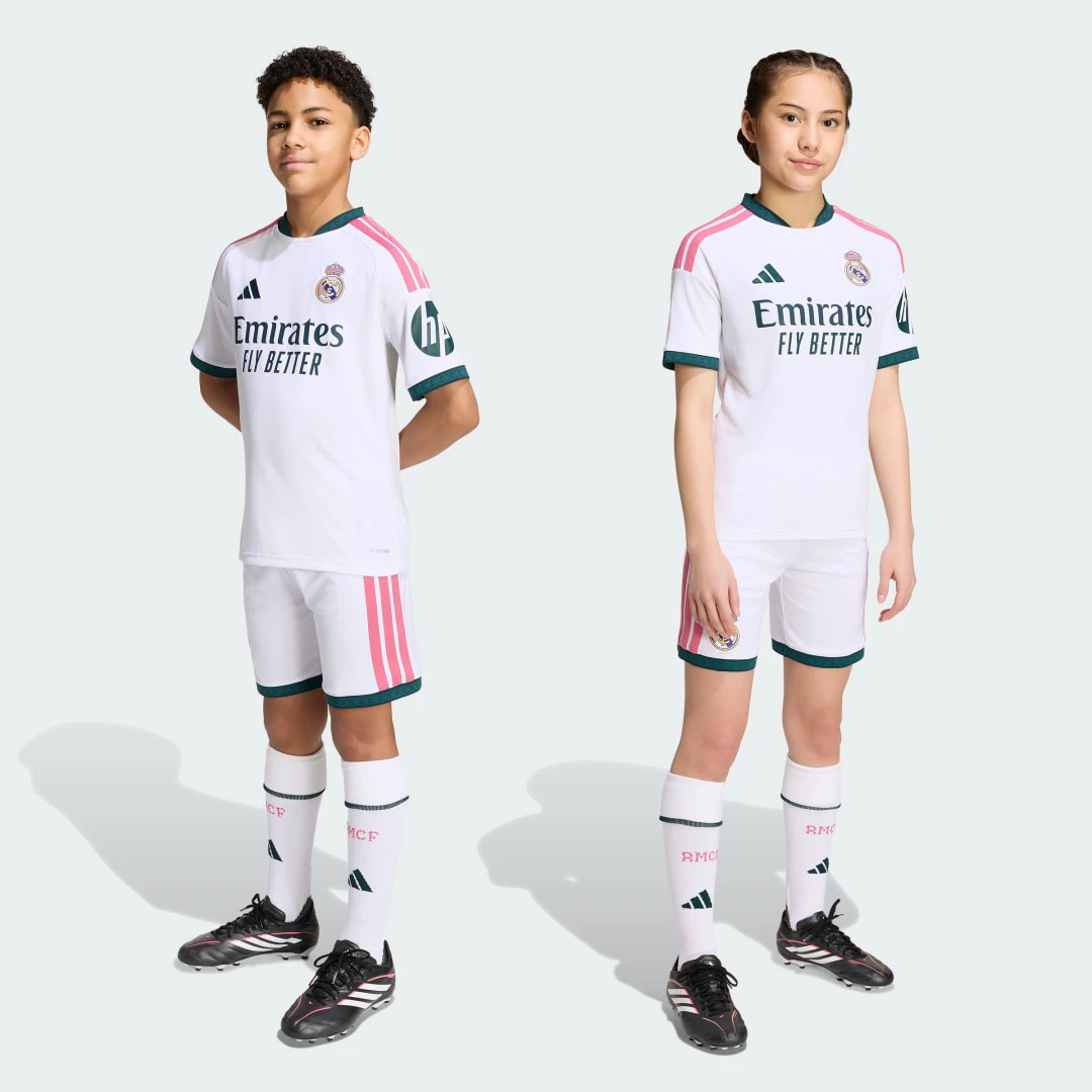 Kit Real Madrid Domicile 2026/2027 - Enfant - Adidas
