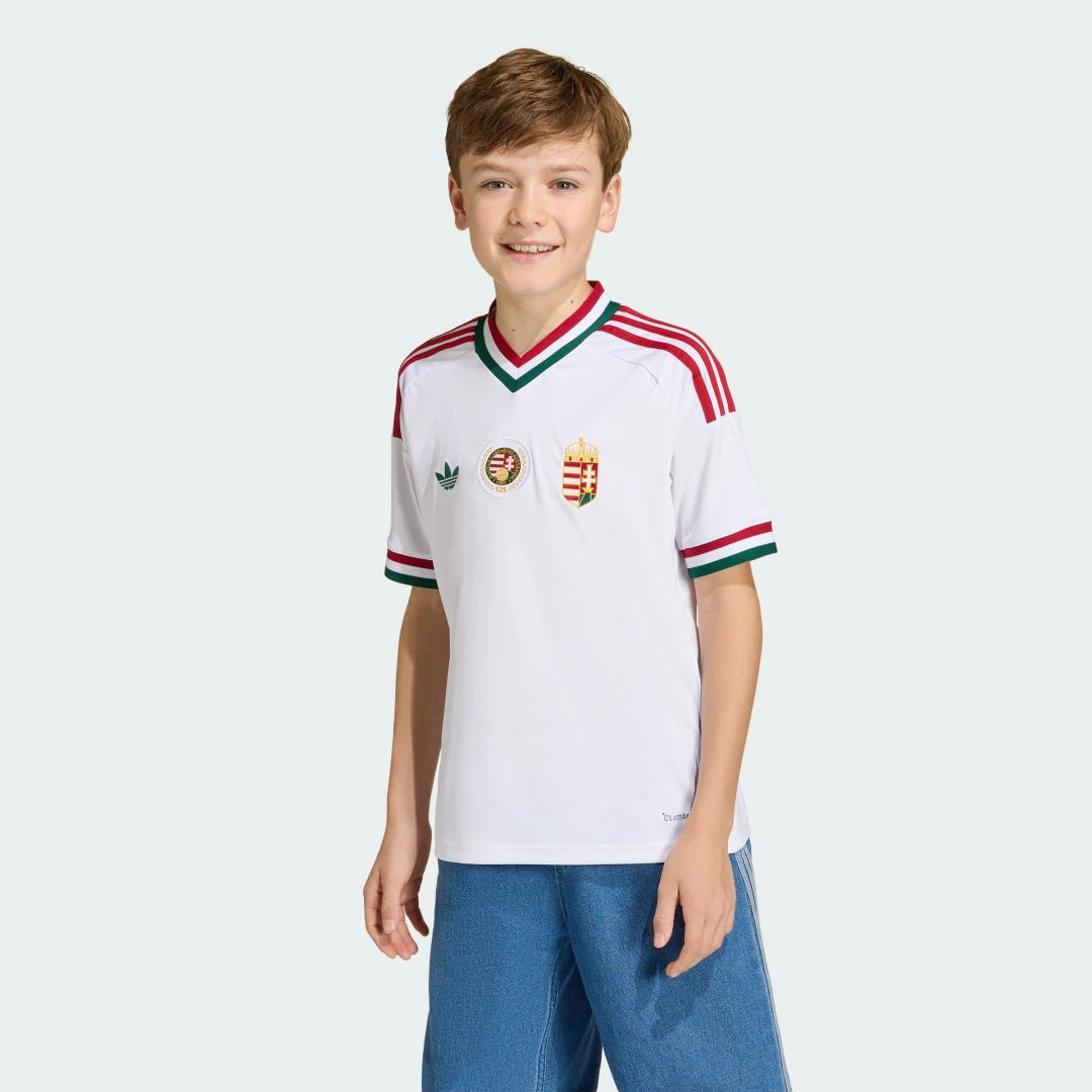 Extérieur Hongrie Maillot Hongrie Extérieur 2026 - Enfant 2026/2027 - Adidas
