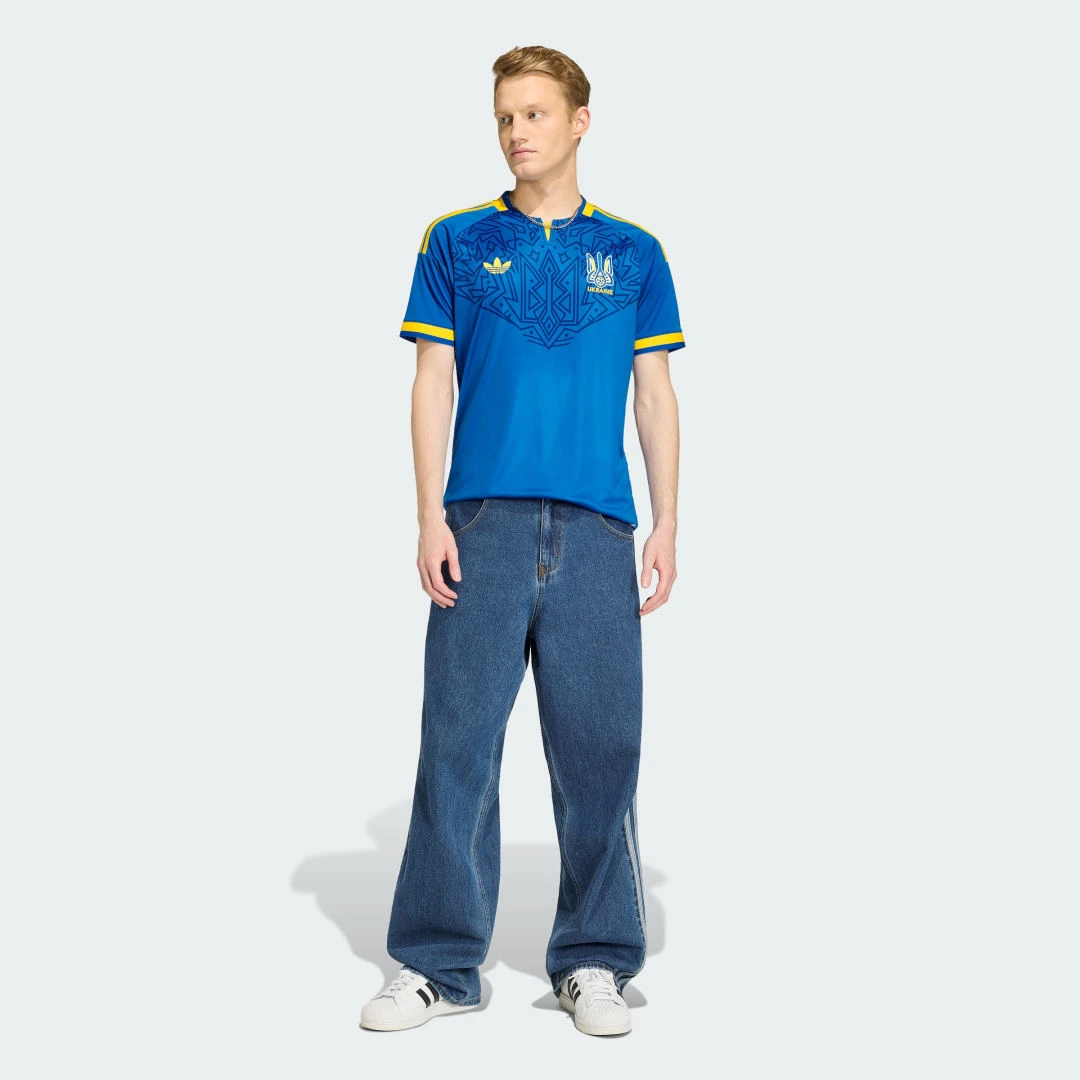 Extérieur Ukraine Maillot Ukraine Extérieur 2026 2026/2027 - Adidas