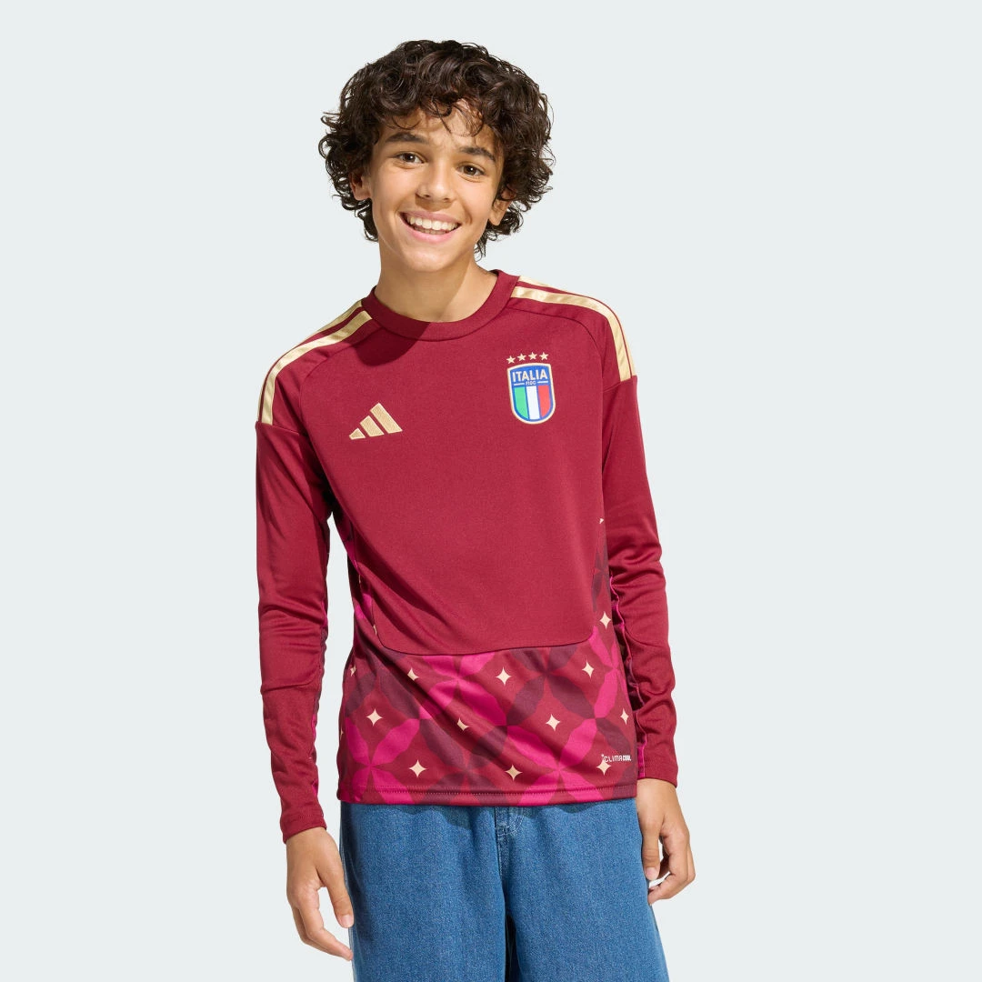 Gardien Italie Maillot Italie Gardien Manches Longues 2026 - Enfant 2026/2027 - Adidas