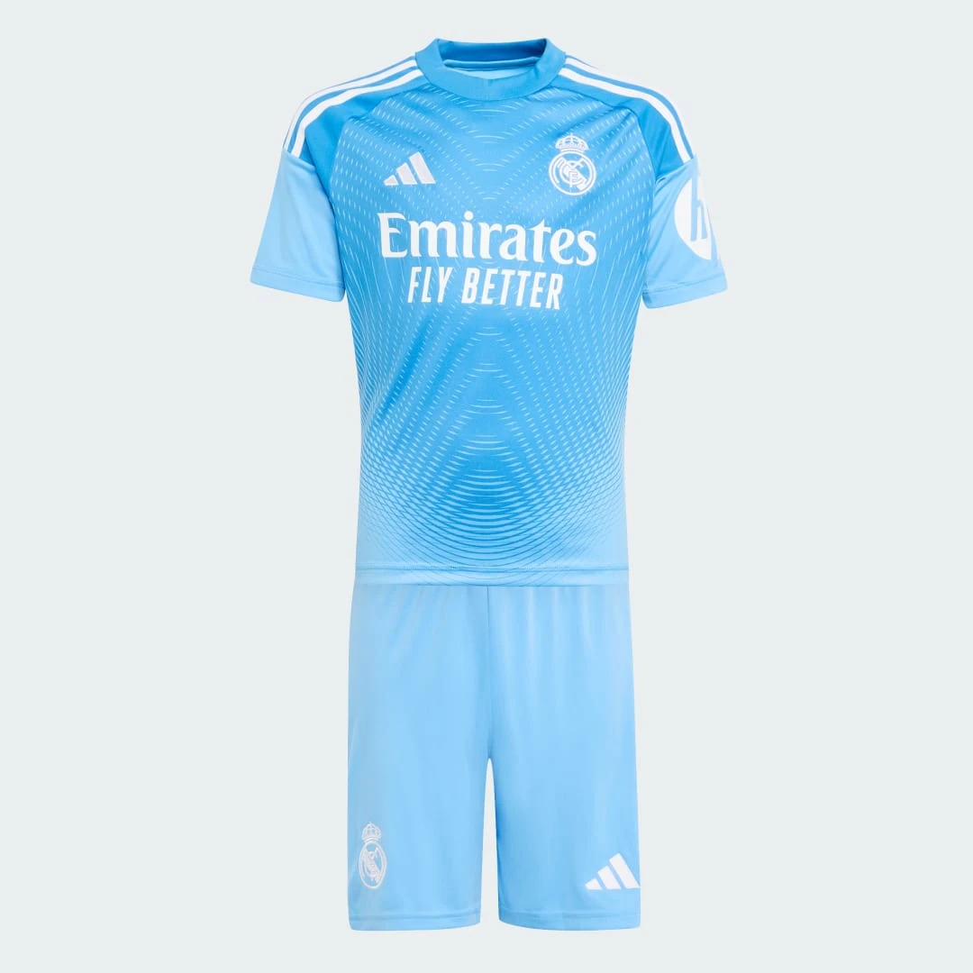 Kit Real Madrid Gardien Domicile 2025/2026 - Enfant - Adidas