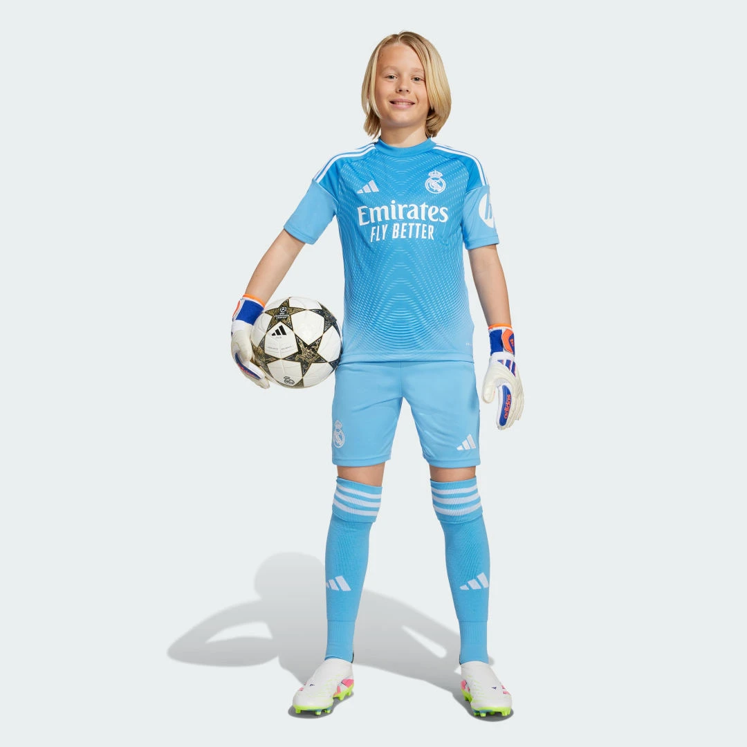 Kit Real Madrid Gardien Domicile 2025/2026 - Enfant - Adidas
