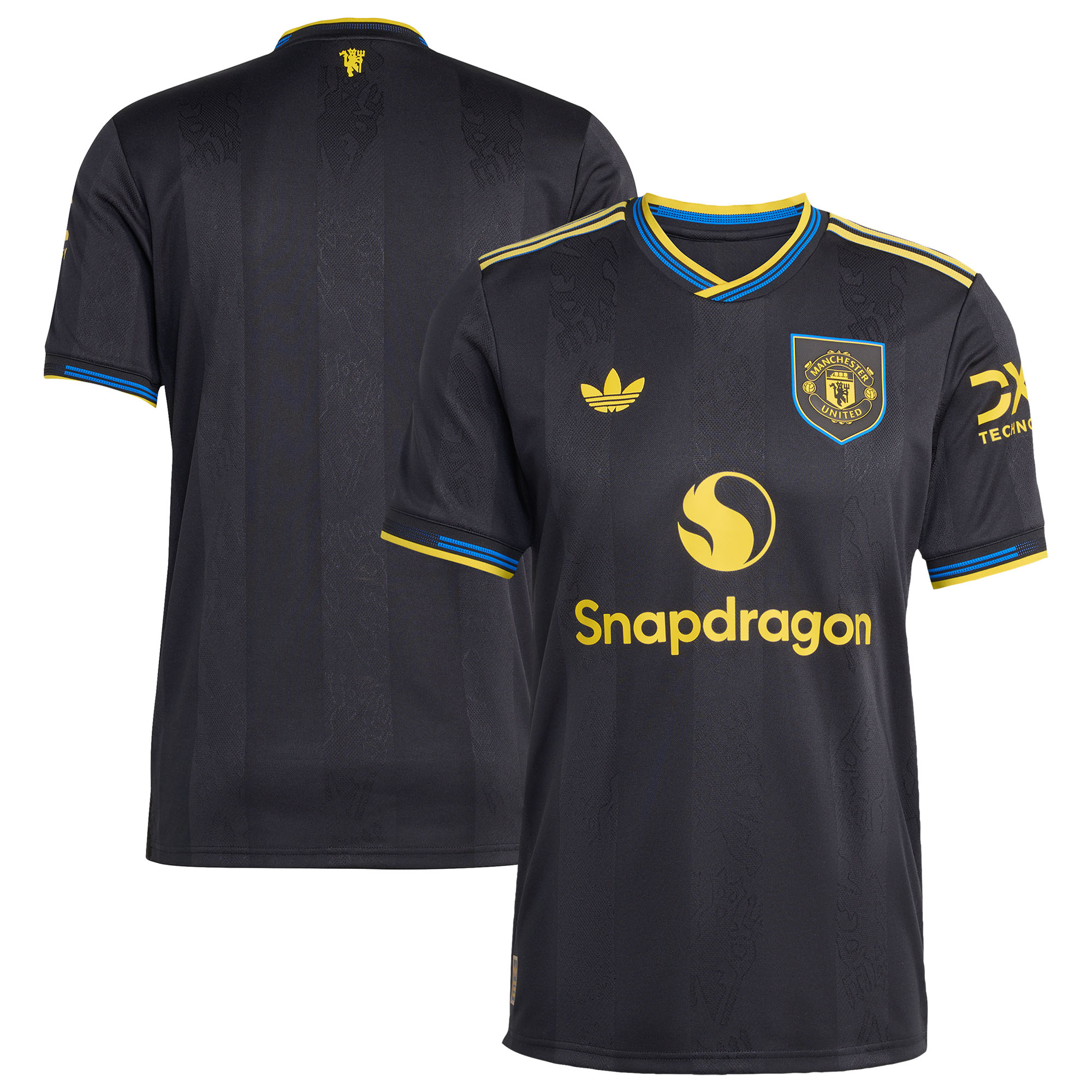 Maillot Authentique Manchester United Third Adidas saison 2025/2026, version joueur avec technologie HEAT.RDY.