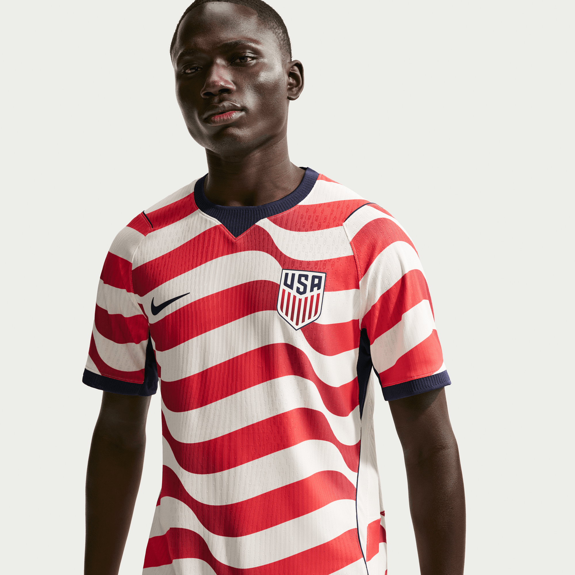 Maillot de football Nike États-Unis Domicile Authentique blanc pour la saison 2025/2026.