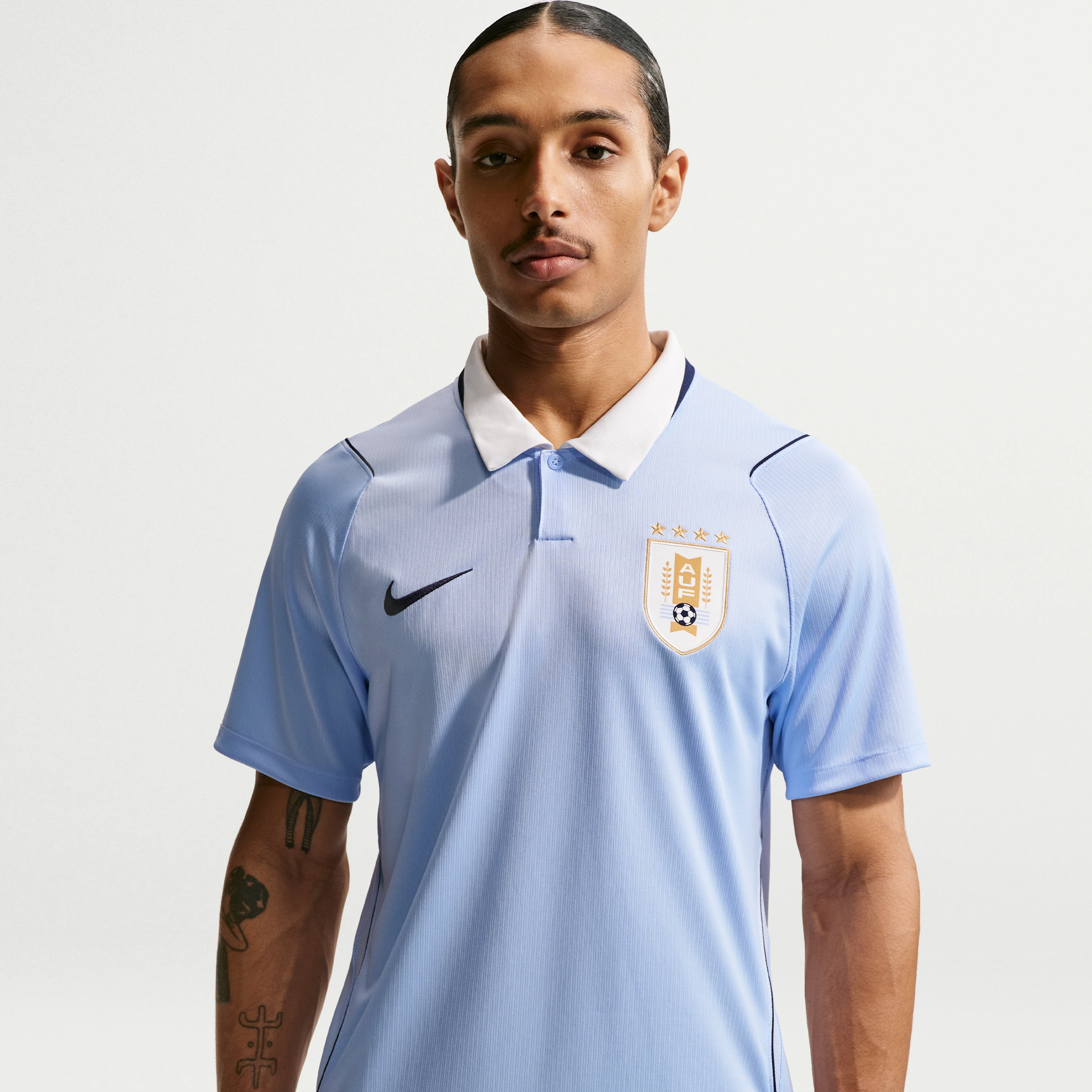 Maillot de football Nike Uruguay Domicile 2026 bleu ciel pour homme, collection Stadium.