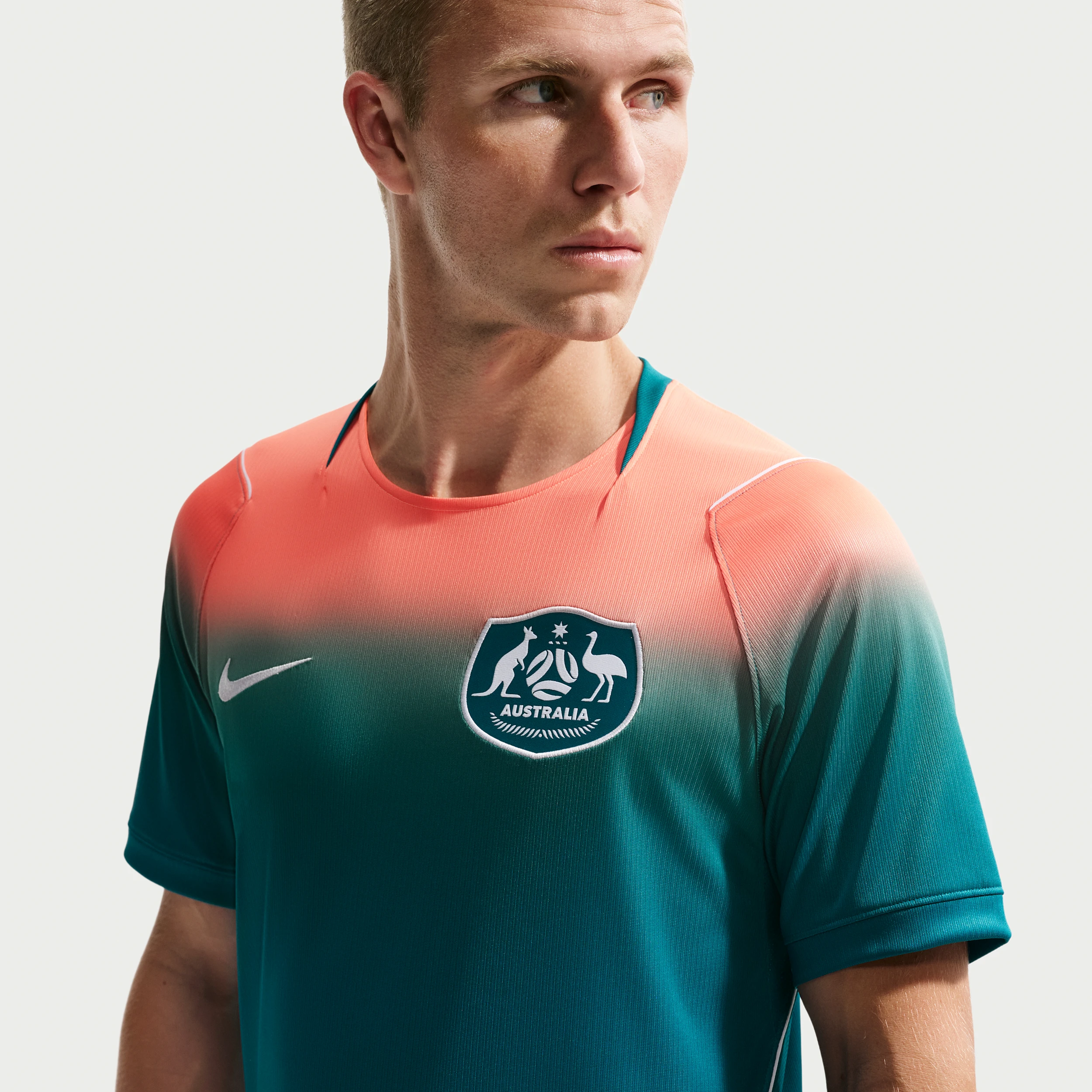 Maillot de football Nike extérieur de l'Australie, coloris bleu, collection Stadium saison 2026/2027.
