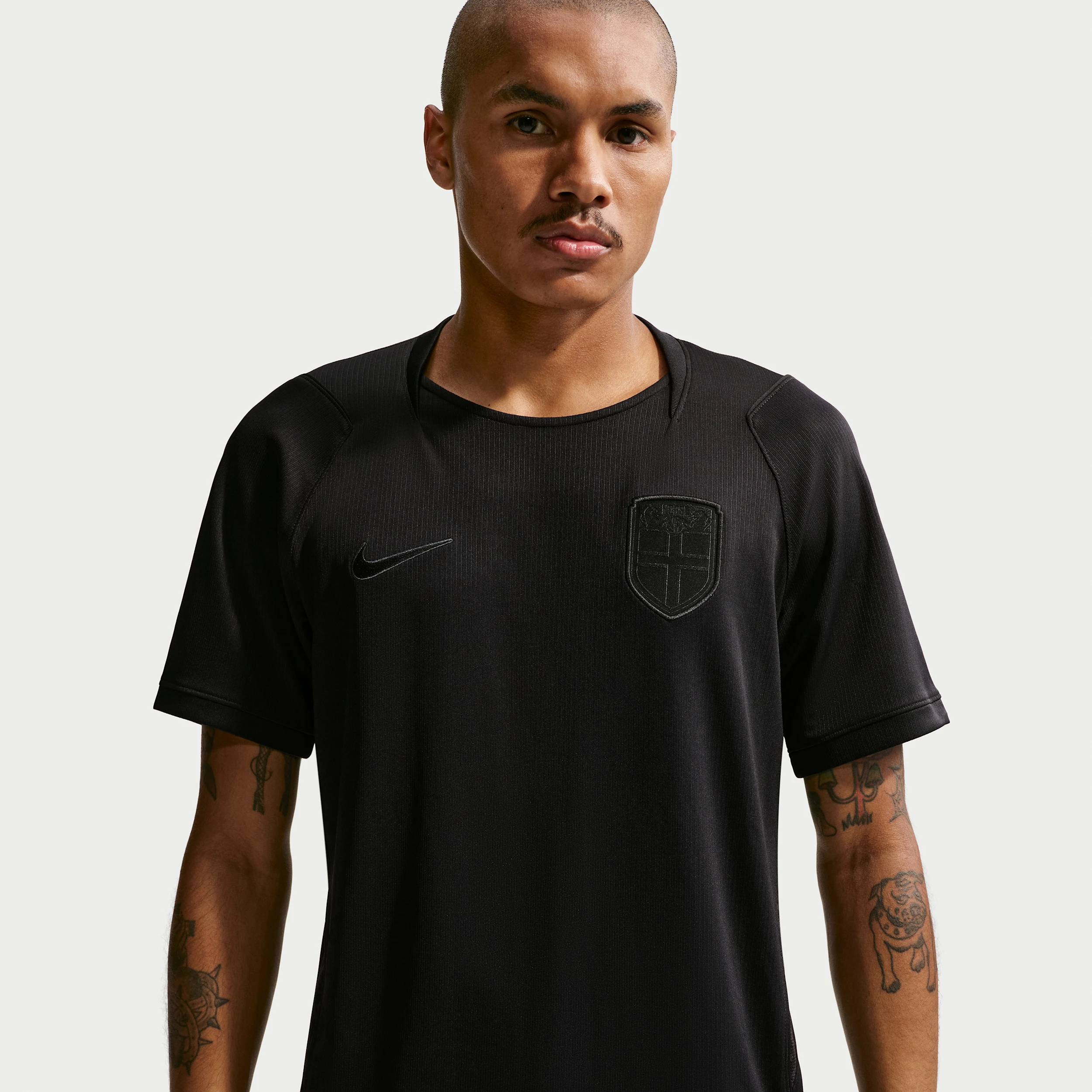 Maillot de football Nike extérieur de la Norvège 2026, coloris noir inspiré de l'héritage viking.