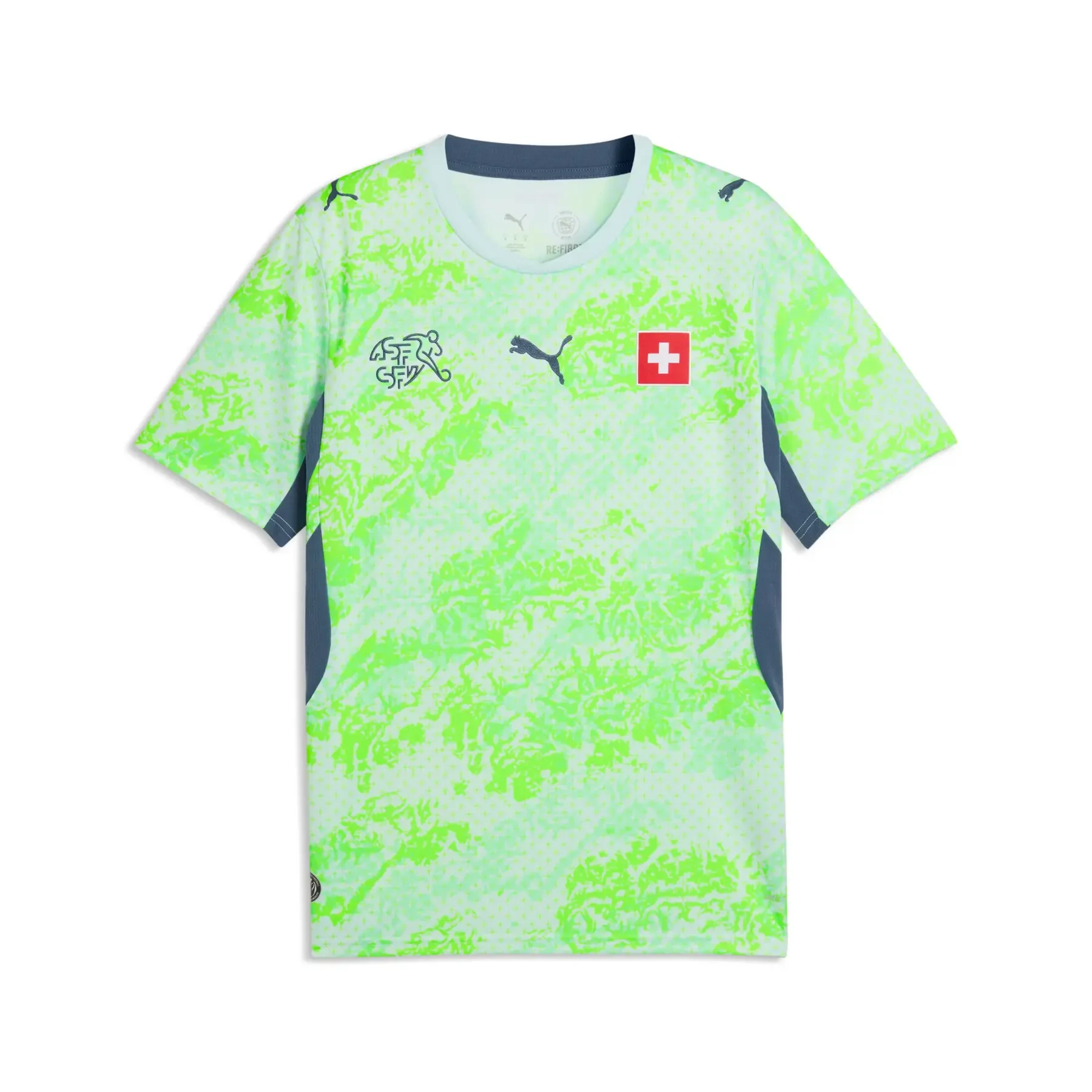 Maillot extérieur blanc Puma de l'équipe nationale de Suisse pour la saison 2026/2027.