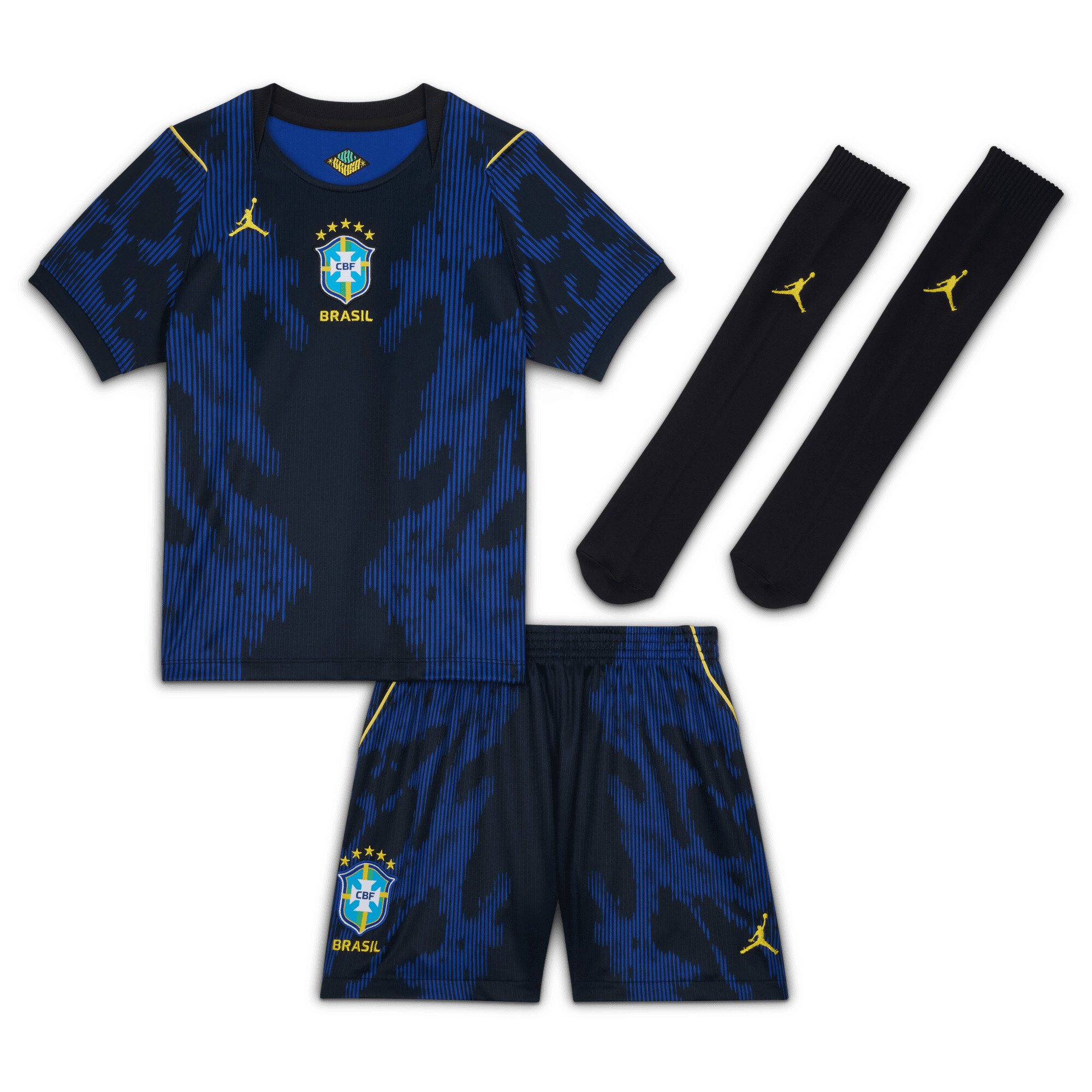 Extérieur Brésil Maillot Brésil Extérieur 2026 - Junior 2025/2026 - Jordan