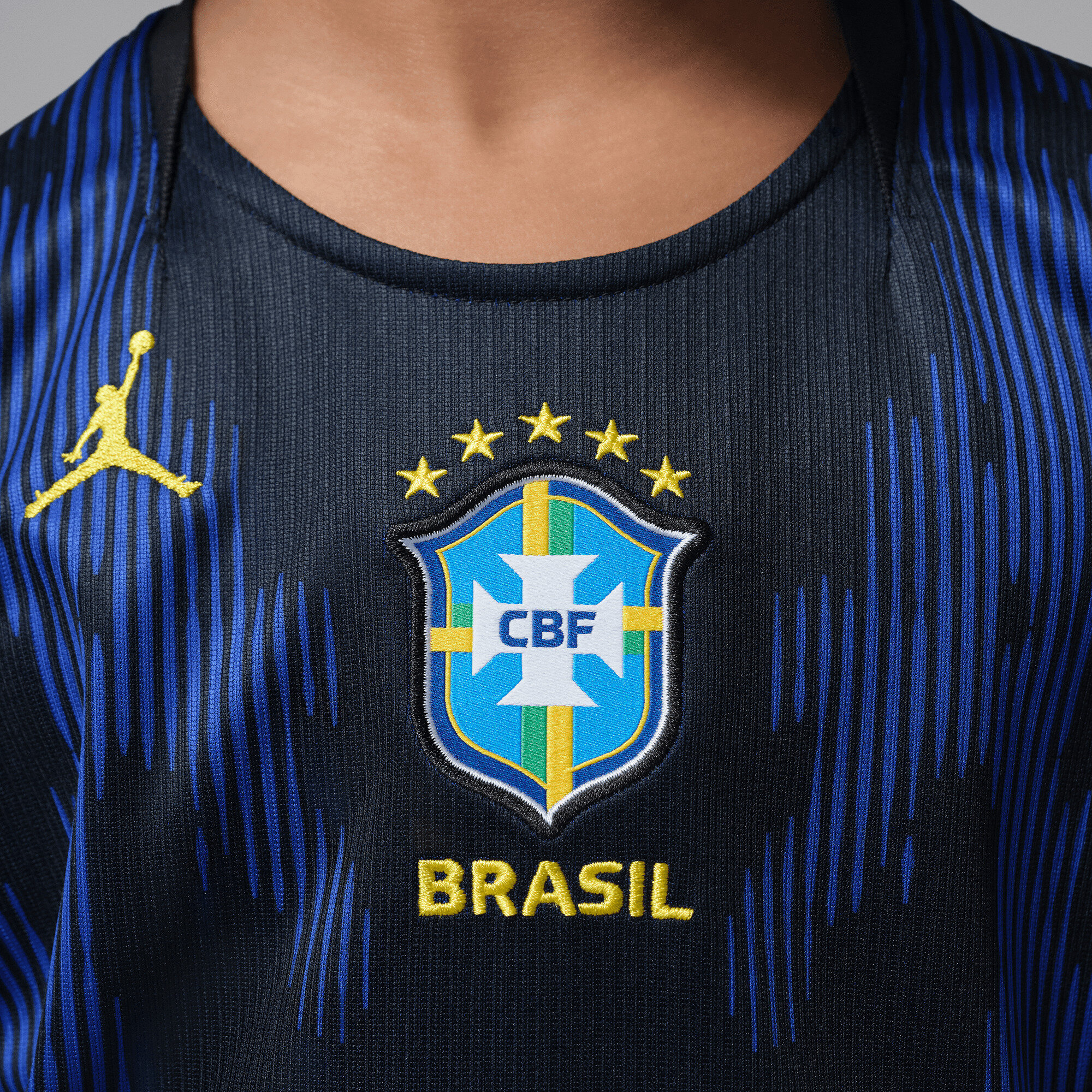 Extérieur Brésil Maillot Brésil Extérieur 2026 - Junior 2025/2026 - Jordan