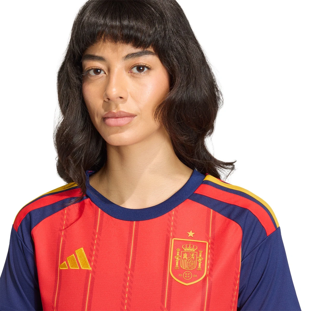 Maillot Espagne Domicile 2026 Femme vue sur mannequin