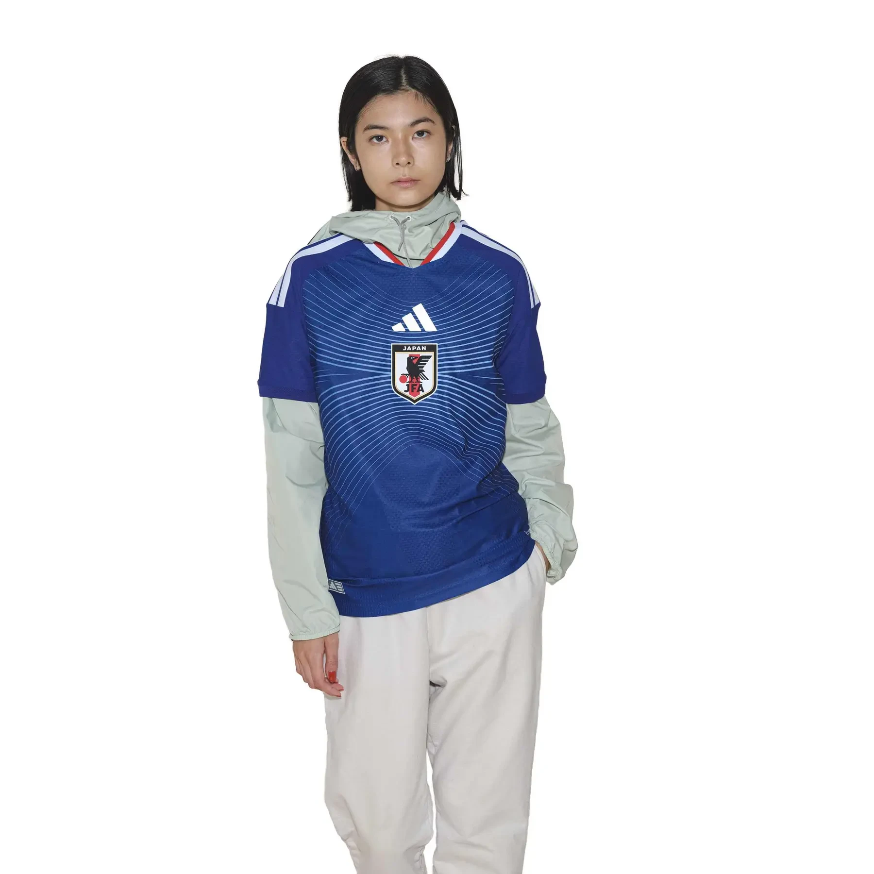 Maillot Japon Domicile Authentique 2026 vue détail gros plan