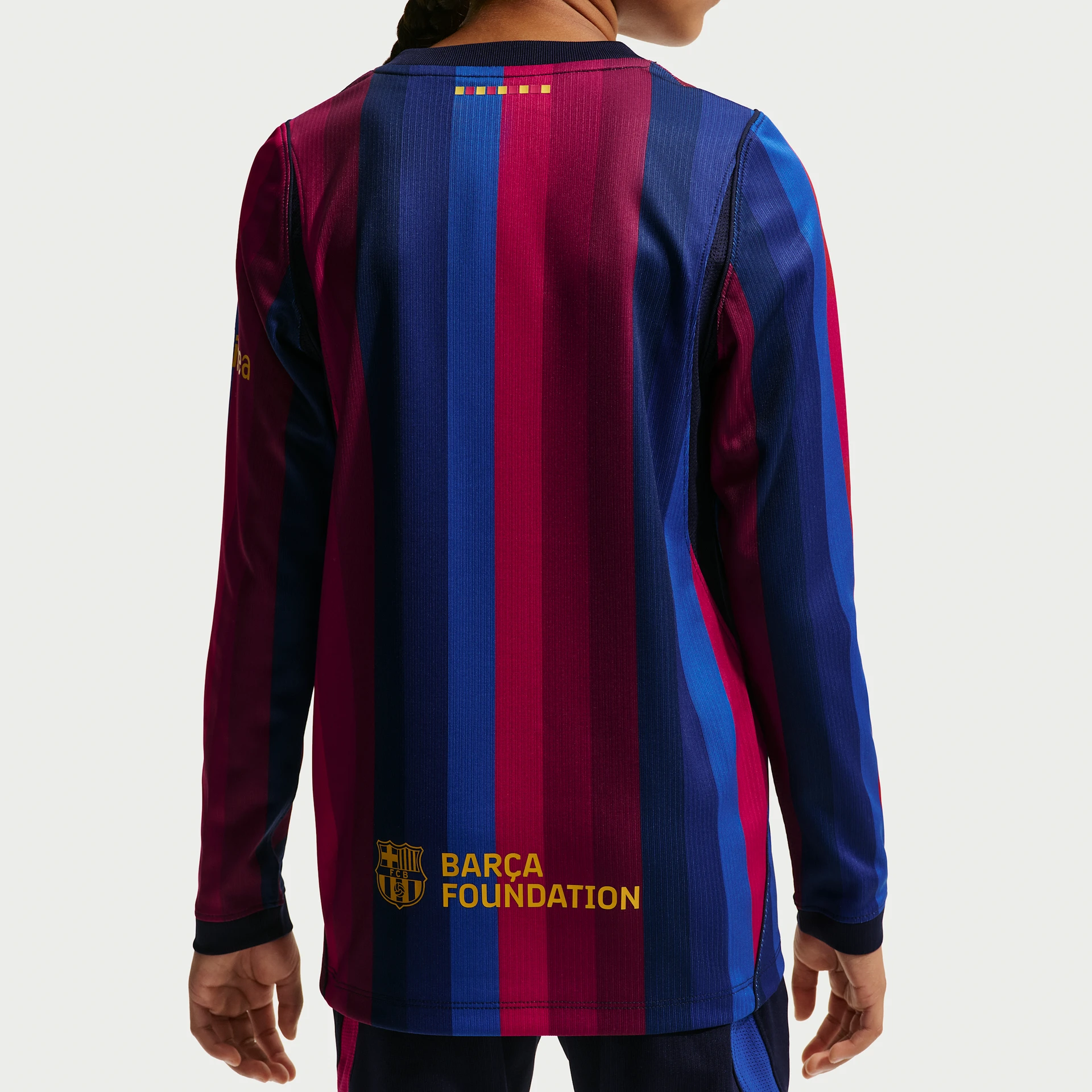 Domicile FC Barcelone Maillot FC Barcelone Domicile Manches Longues 2026/2027 - Enfant 2026/2027 - Nike