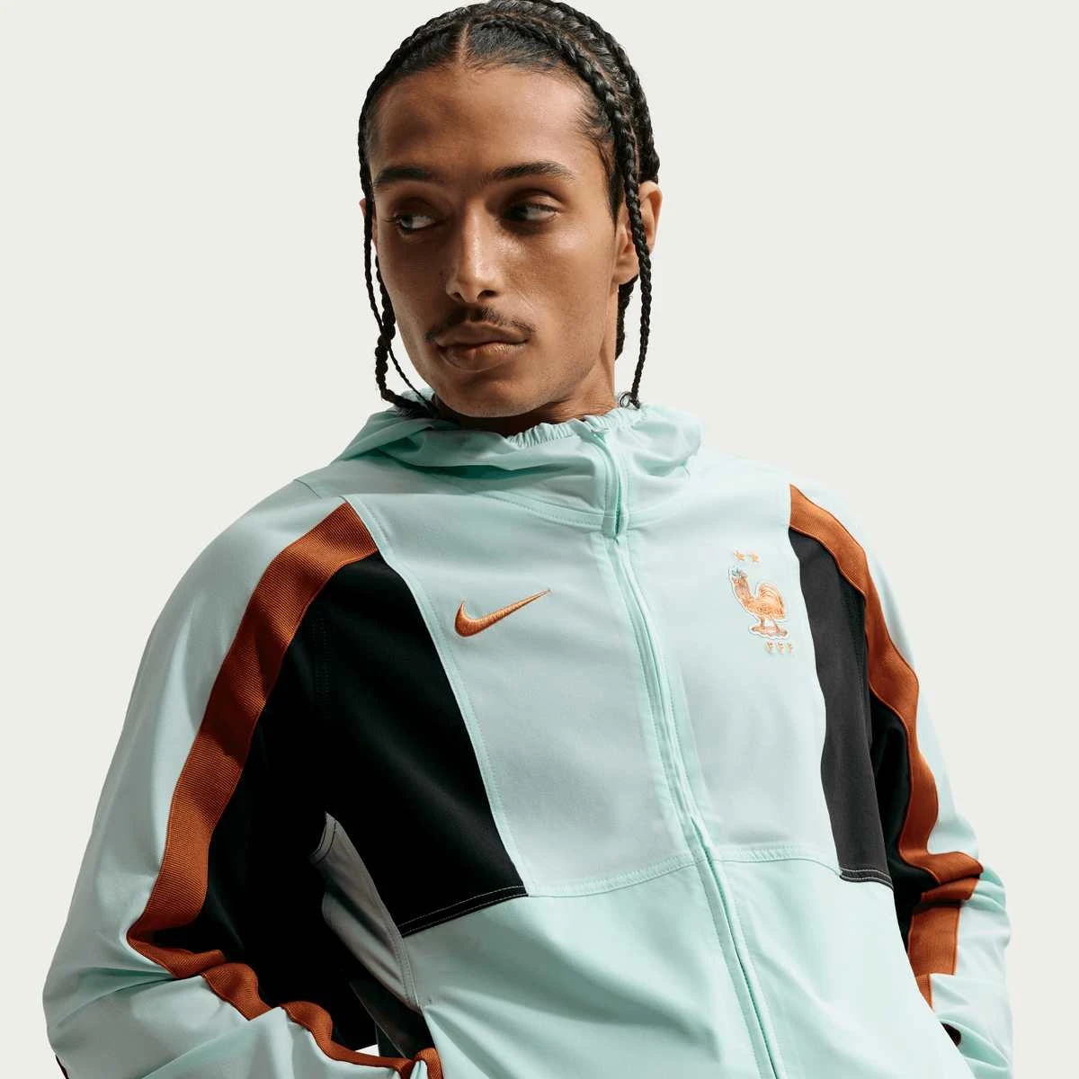 Domicile France Veste Équipe de France Energy Woven - Bleu/Noir 2026/2027 - Nike