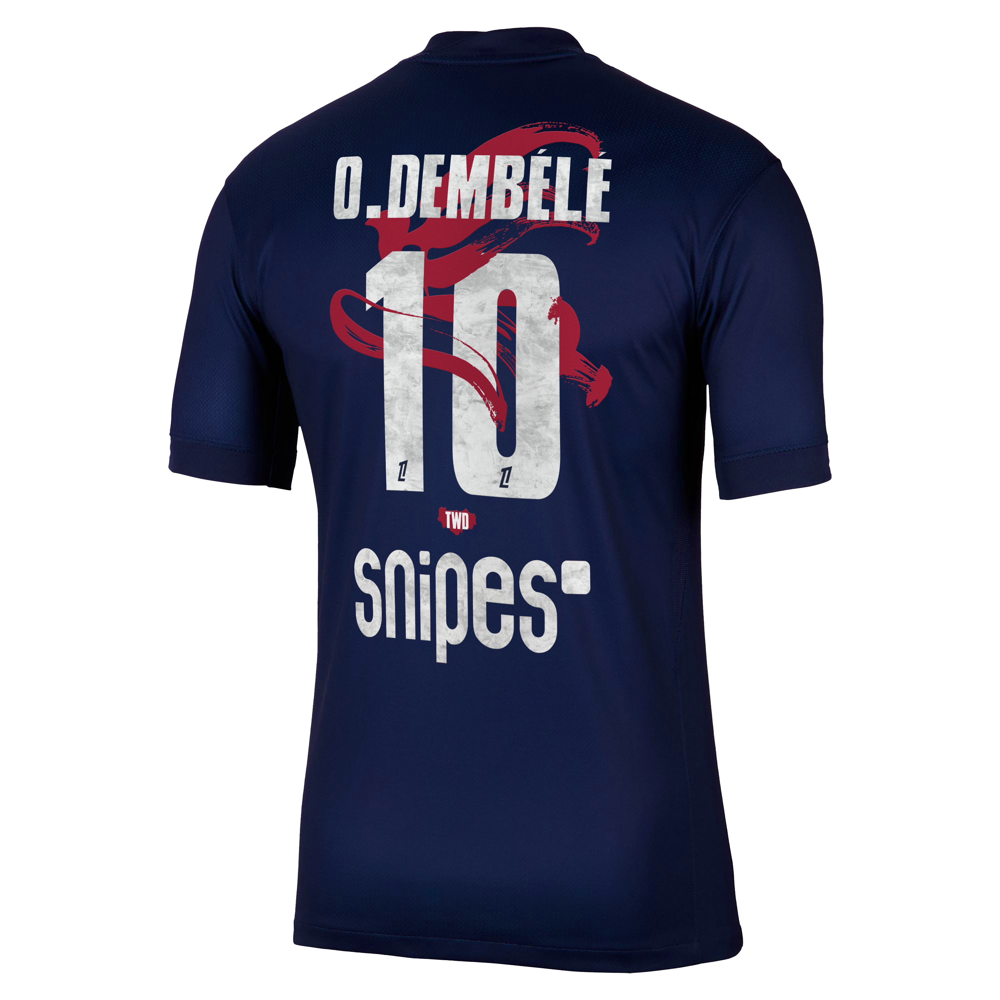 Domicile Paris Saint-Germain Maillot Domicile Stadium PSG Nike 25/26 Flocage TEAM WANG Nouvel An Lunaire O.Dembélé 10 2025/2026 - Nike