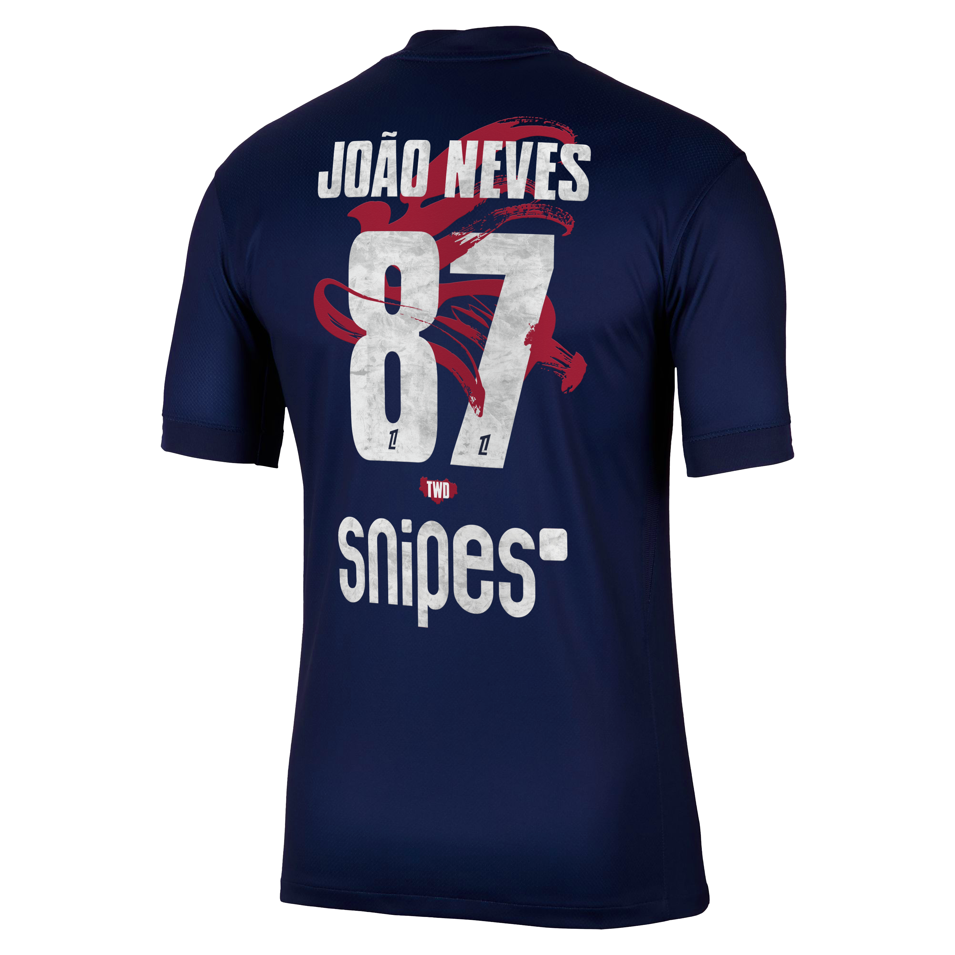 Domicile Paris Saint-Germain Maillot Domicile Stadium PSG Nike 25/26 Flocage TEAM WANG Nouvel An Lunaire João Neves 87 2025/2026 - Nike