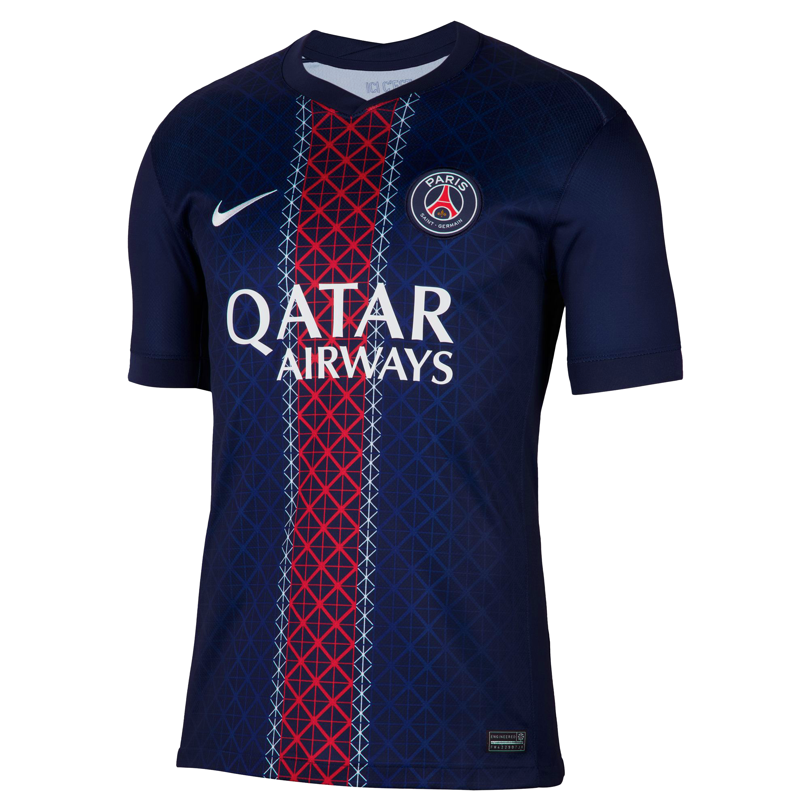 Domicile Paris Saint-Germain Maillot Domicile Stadium PSG Nike 25/26 Flocage TEAM WANG Nouvel An Lunaire D.Doué 14 2025/2026 - Nike