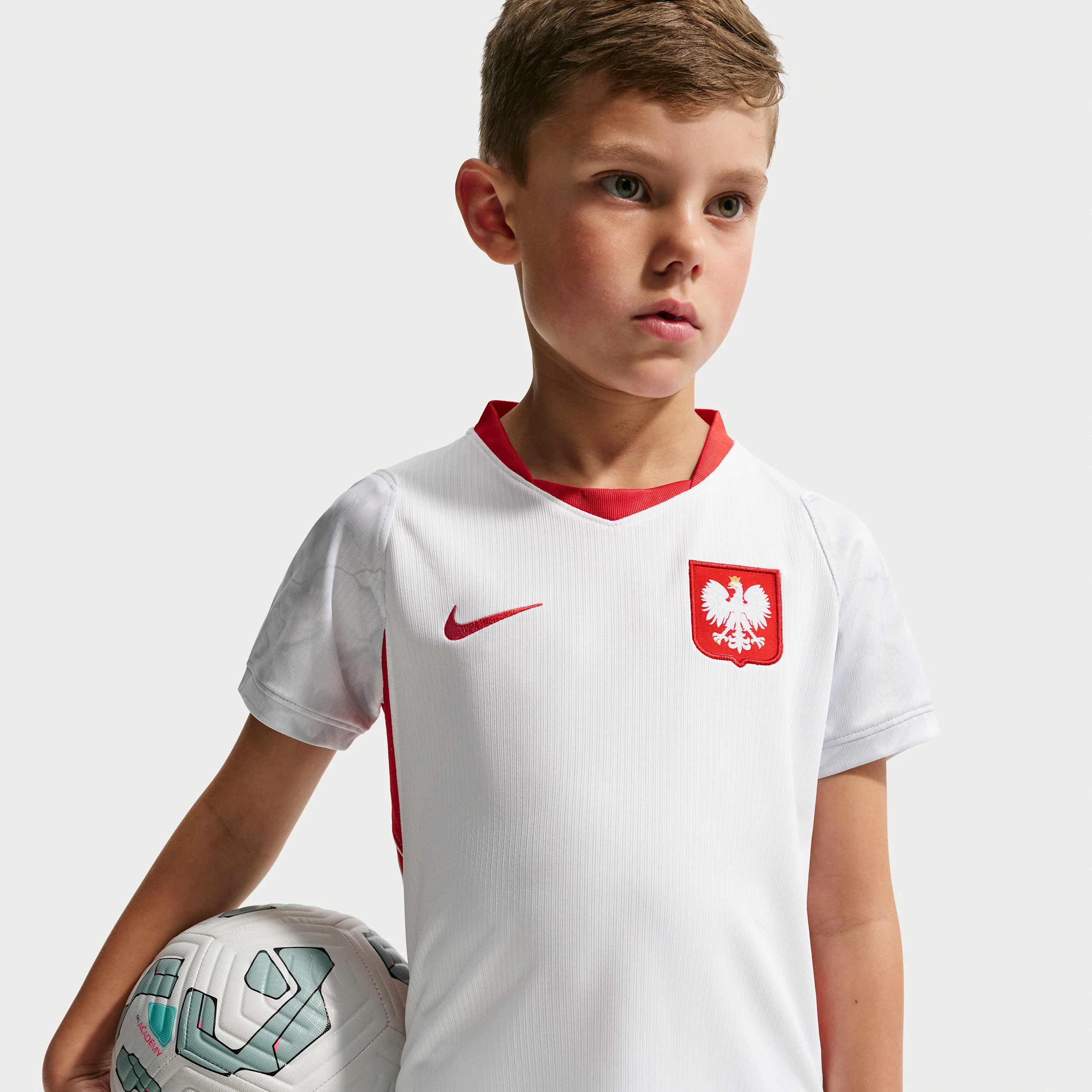 Domicile Pologne Mini-Kit Pologne Domicile 2026 - Junior 2026/2027 - Nike