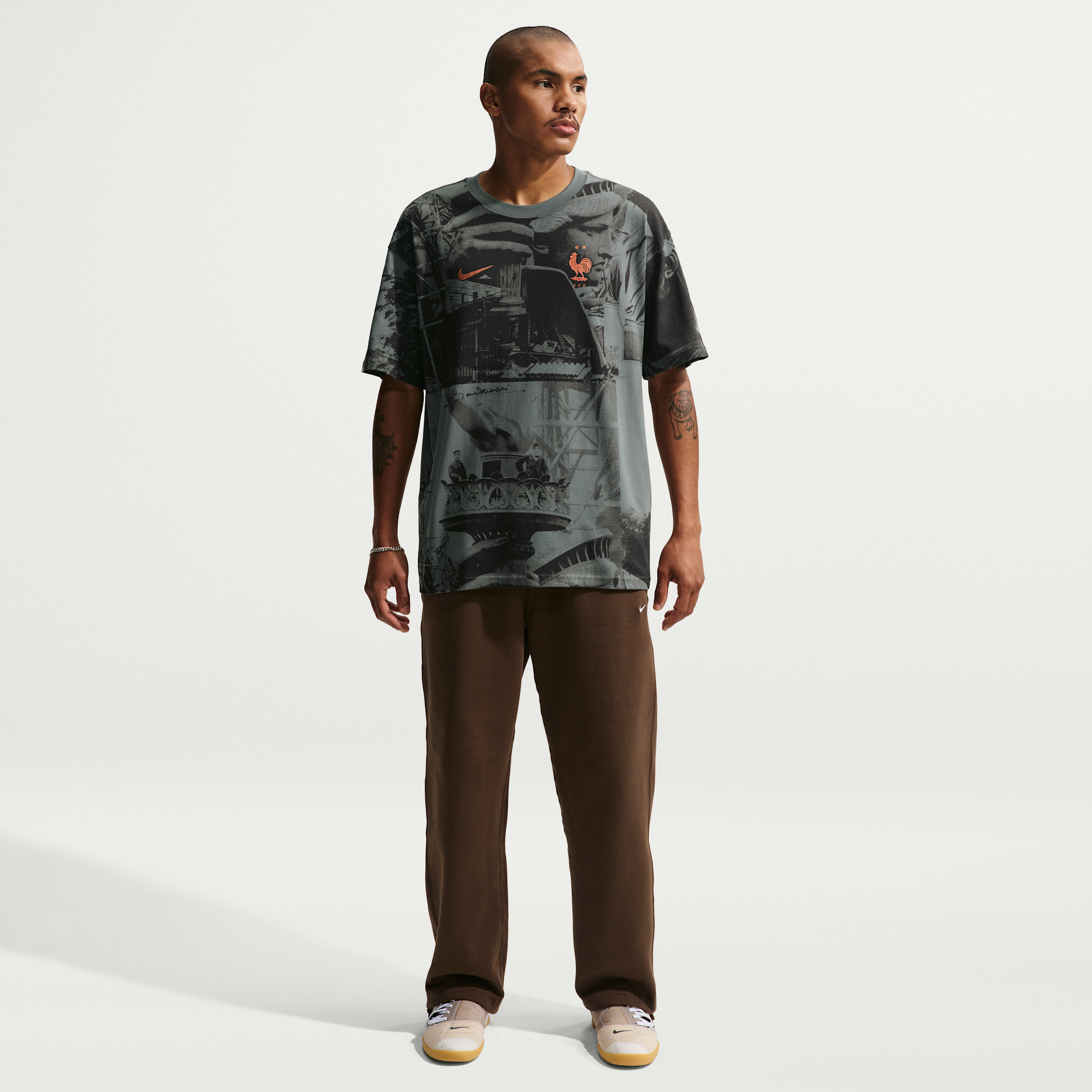 France T-shirt France Gris 2025/2026 - Nike