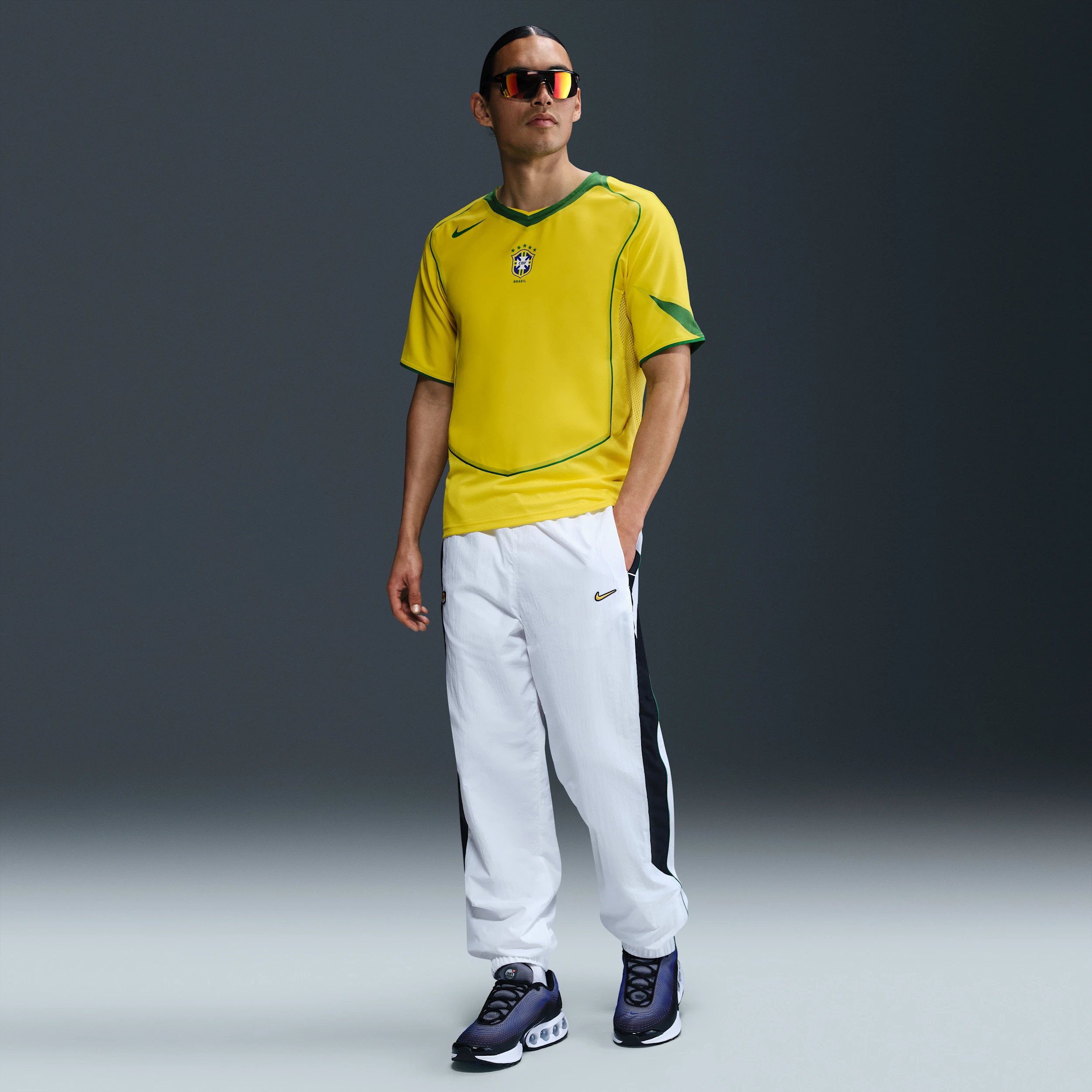 Rétro Brésil Maillot Rétro Brésil 2004 Vintage - Nike