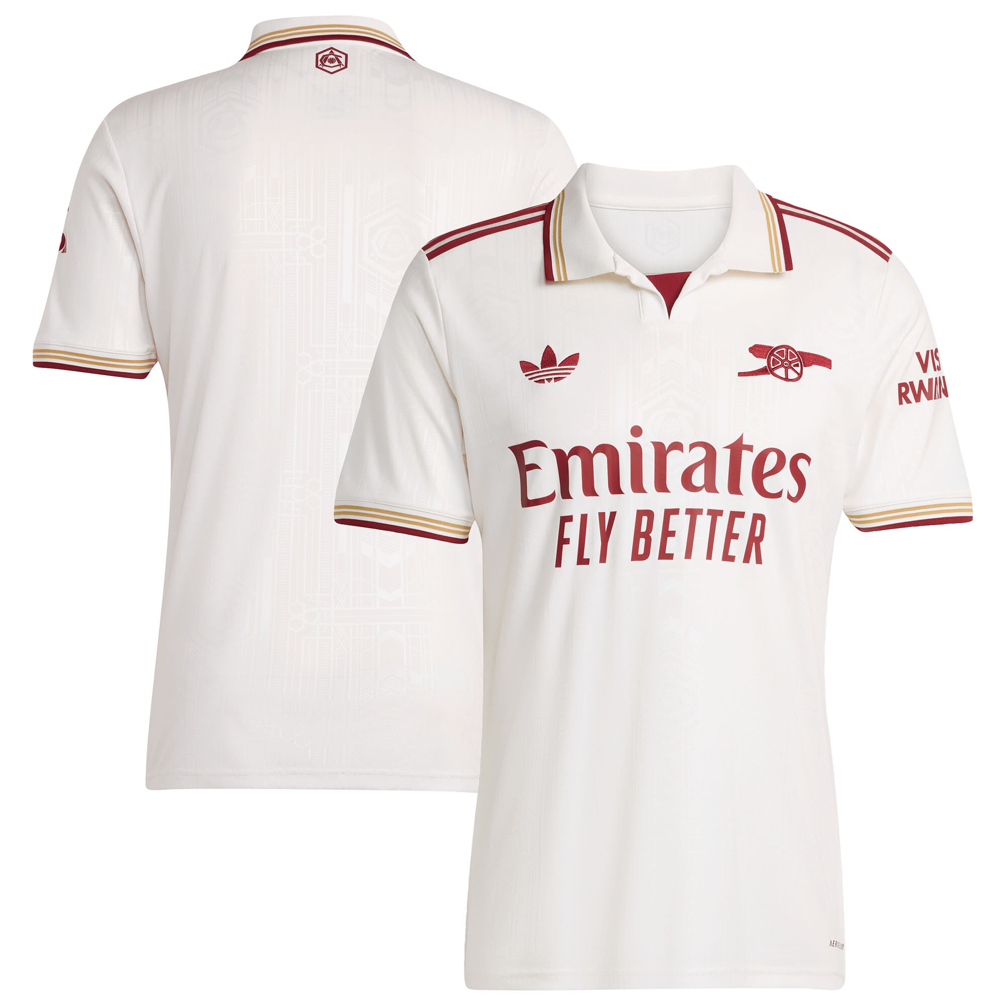 Maillot officiel Arsenal third 2025-2026 vert foncé Adidas - vue de face