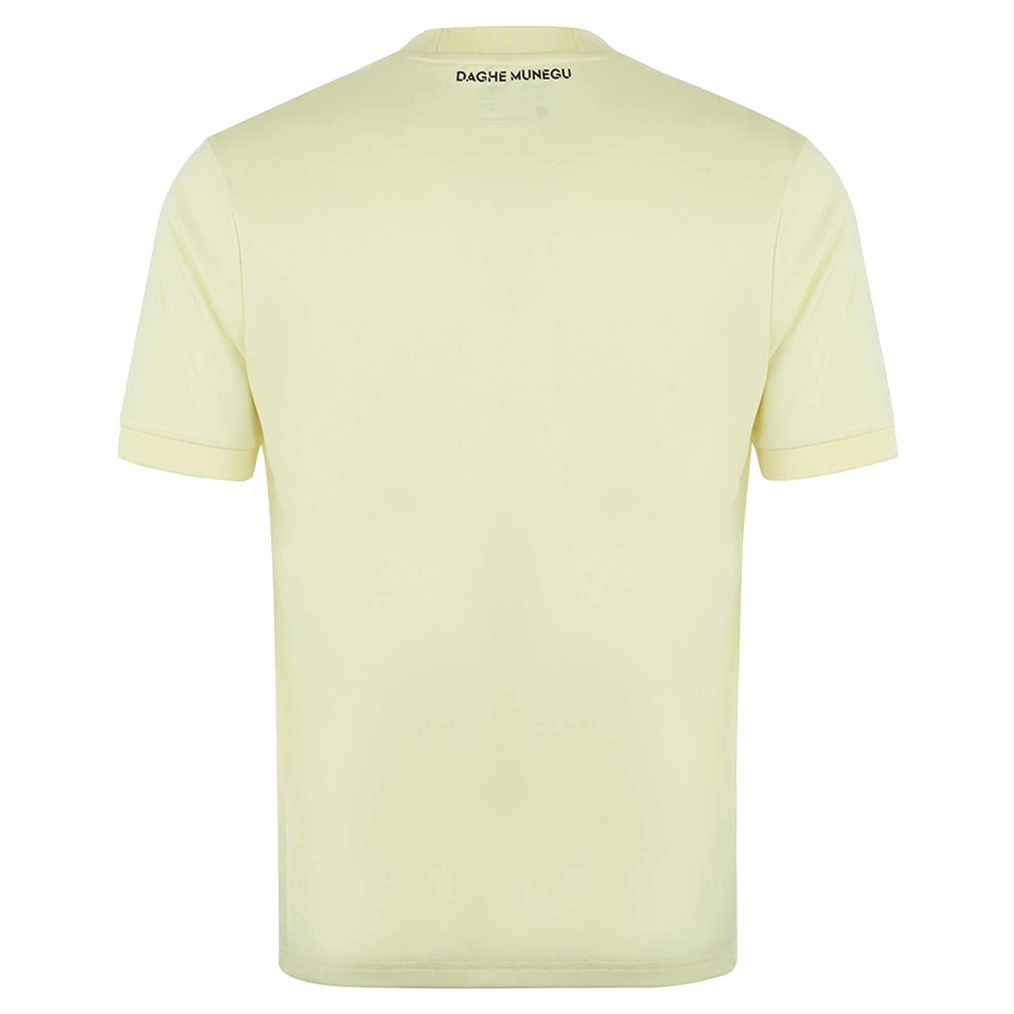 Maillot officiel AS Monaco third 2025-2026 jaune pâle Mizuno - vue de dos