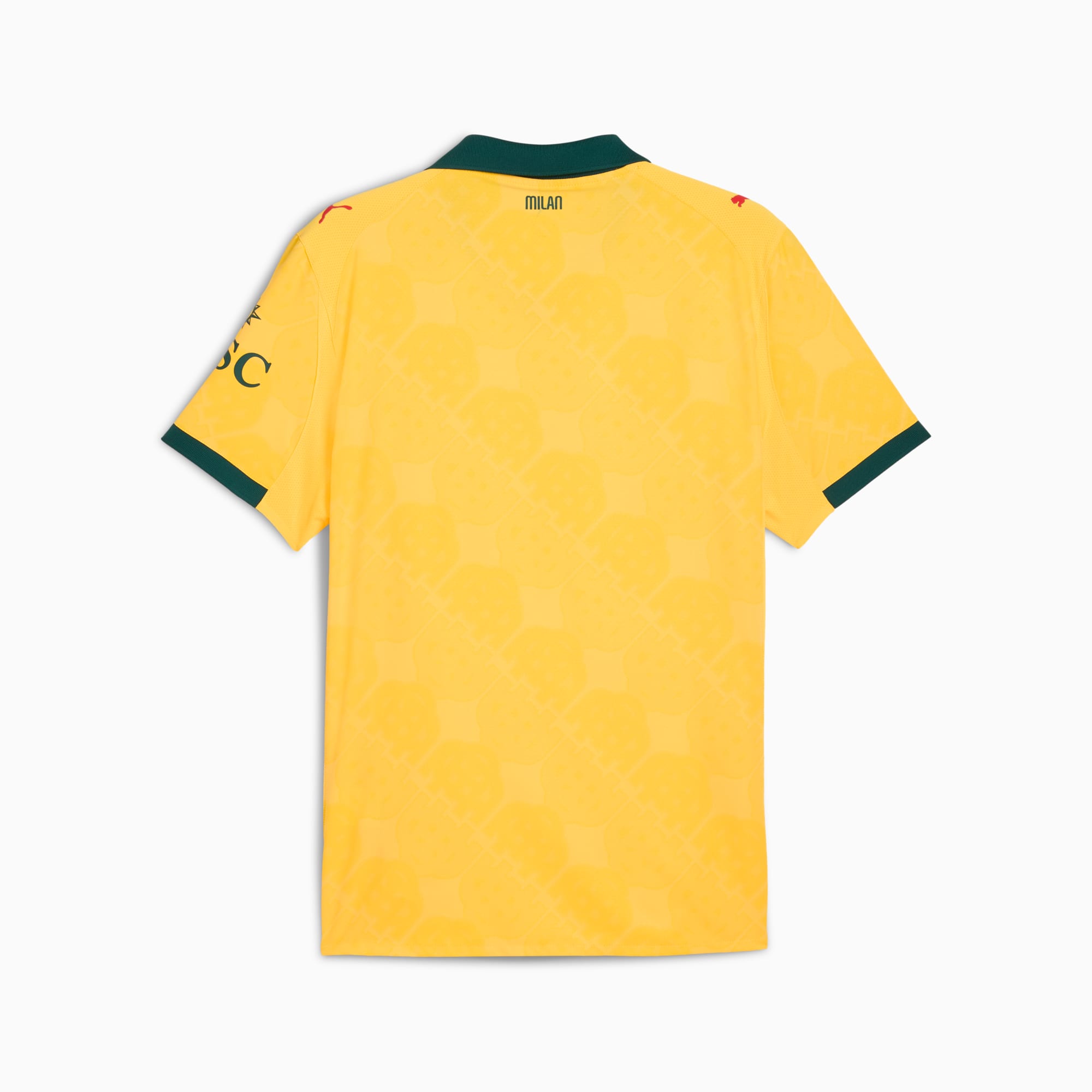 Maillot officiel AC Milan third 2025-2026 bleu marine et rouge Puma - vue de dos