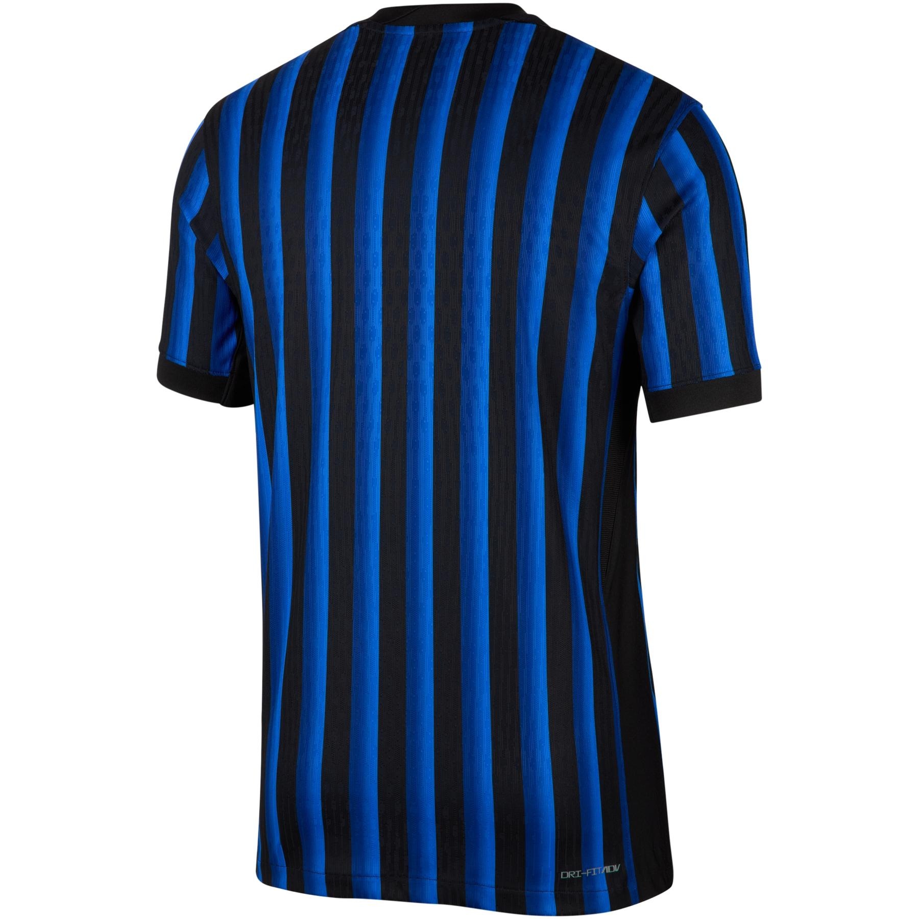 Maillot officiel Inter Milan domicile authentique 2025-2026 bleu et noir Nike - vue de dos