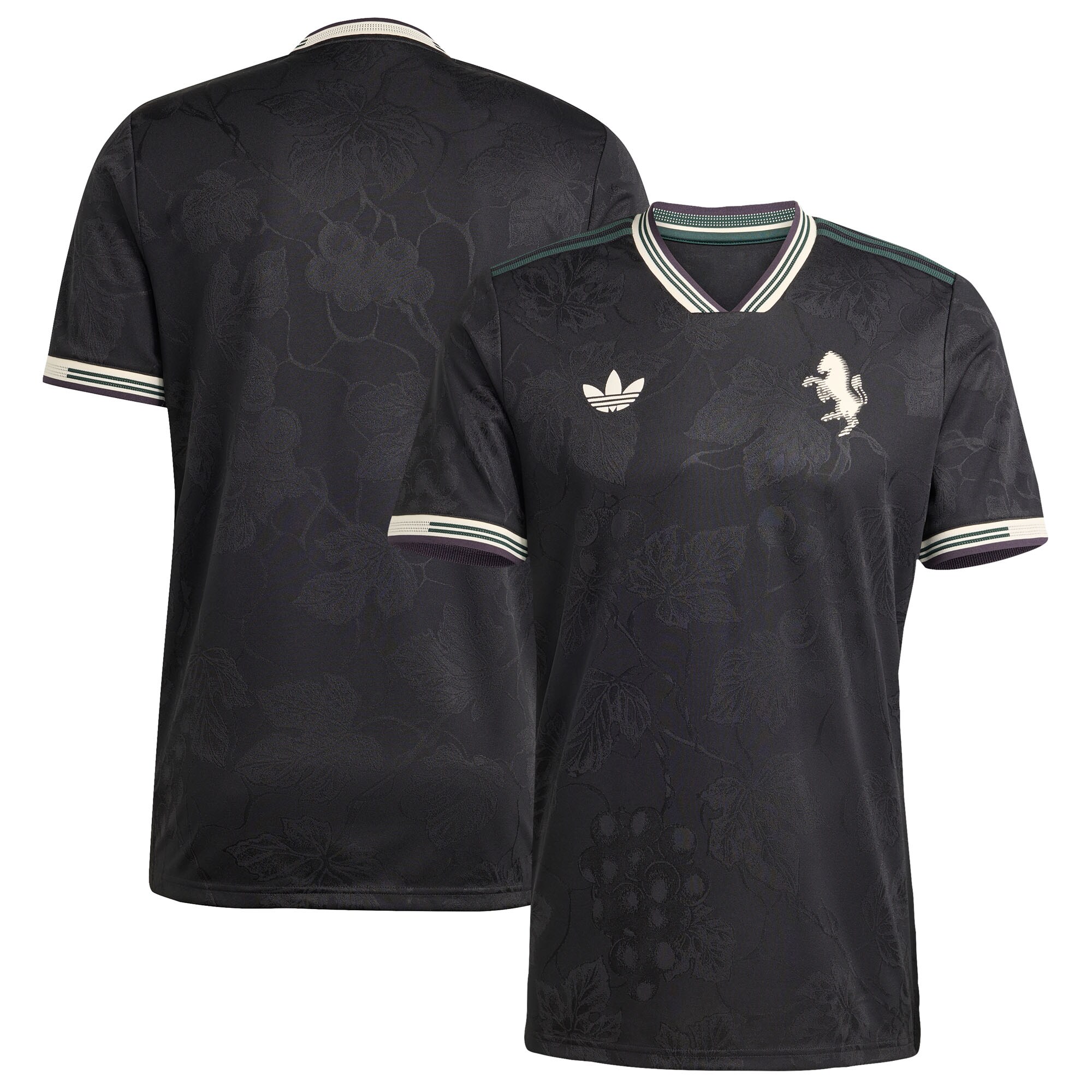 Maillot officiel Juventus third authentique 2025-2026 bleu foncé Adidas - vue composite