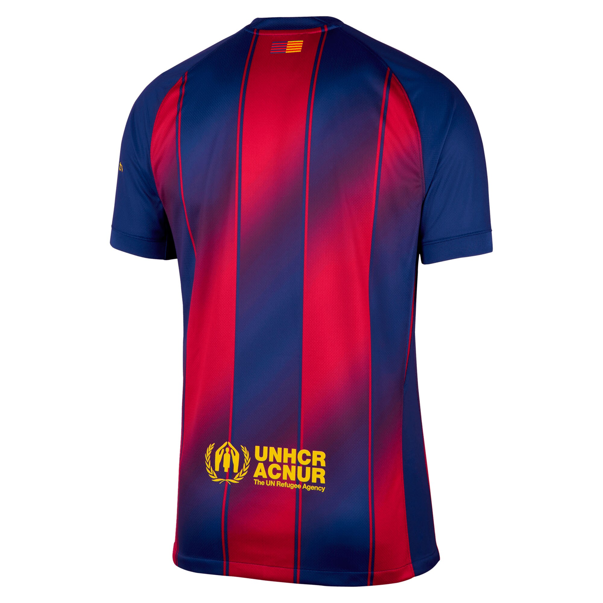 Maillot officiel FC Barcelone domicile 2025-2026 bleu et grenat Nike - vue de dos