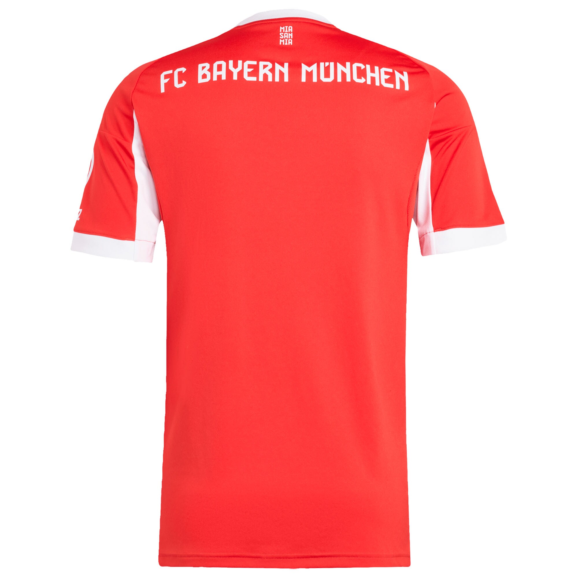 Maillot officiel FC Bayern Munich domicile 2025-2026 rouge Adidas - photo portée