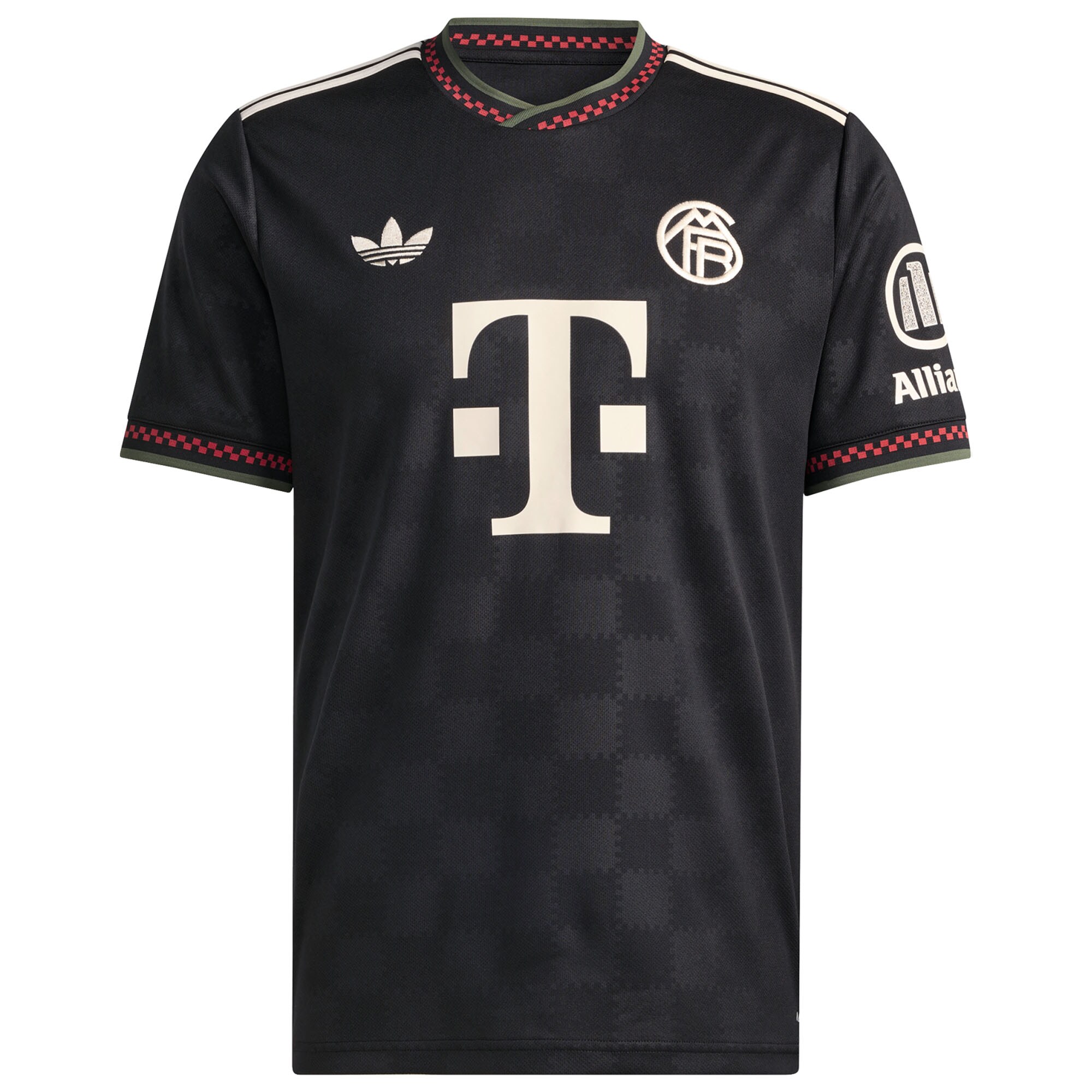Maillot officiel FC Bayern Munich third 2025-2026 gris Adidas - vue de face