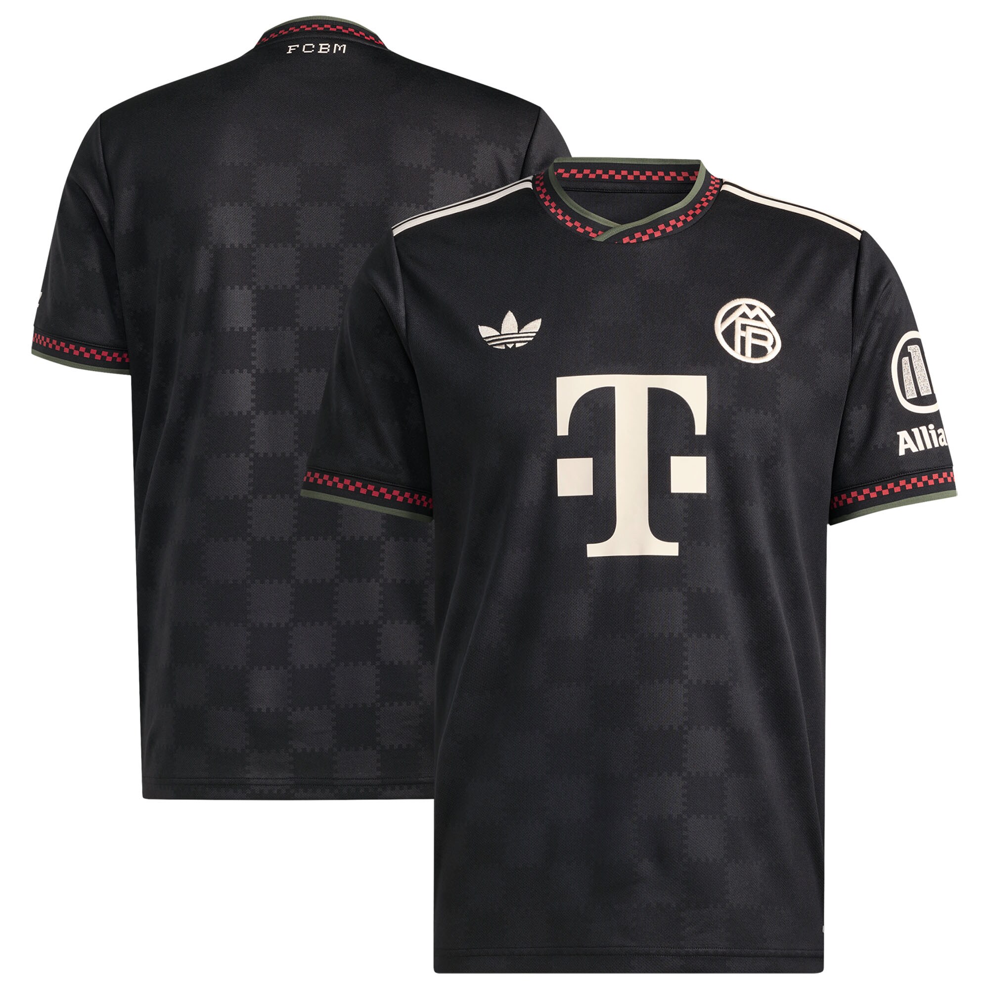 Maillot officiel FC Bayern Munich third 2025-2026 gris Adidas - vue composite