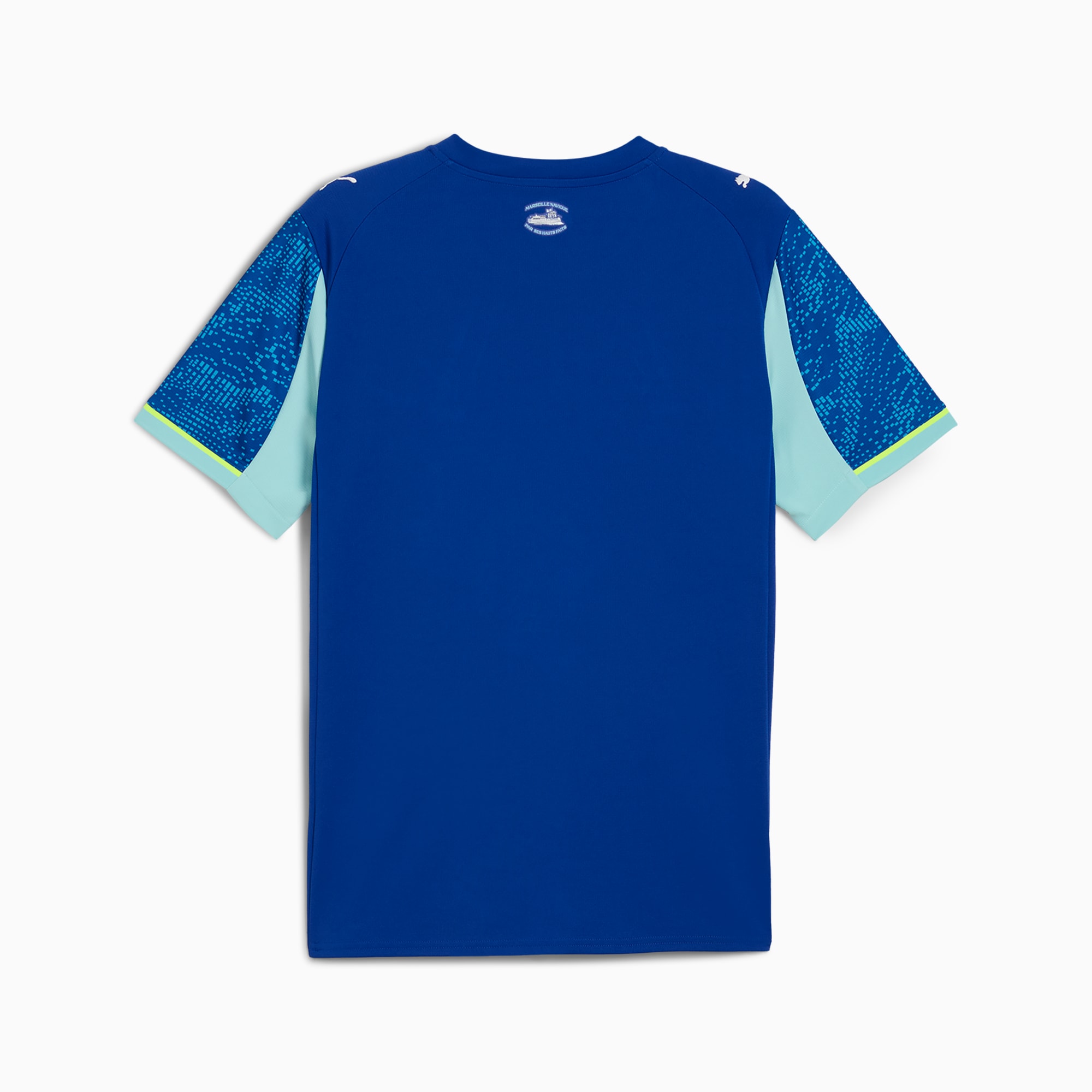 Maillot officiel Olympique de Marseille third 2025-2026 bleu vif Puma - vue de dos